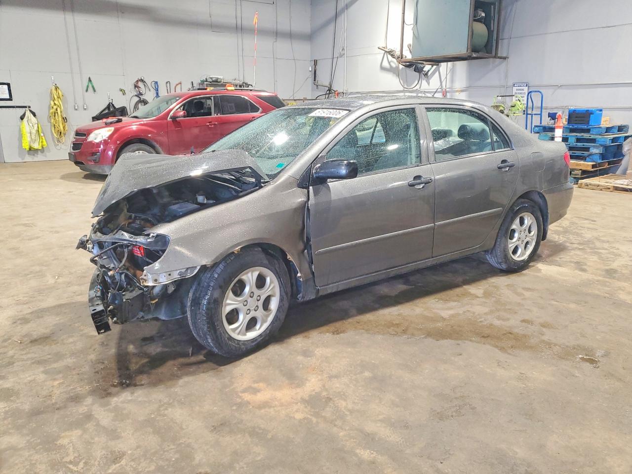 2008 Toyota Corolla Ce Серый vin: 2T1BR32E18C878577