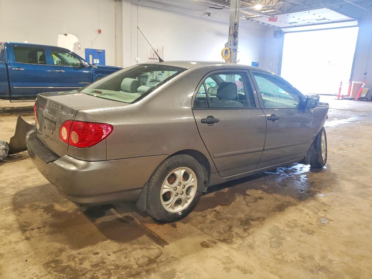 2008 Toyota Corolla Ce Gray vin: 2T1BR32E18C878577