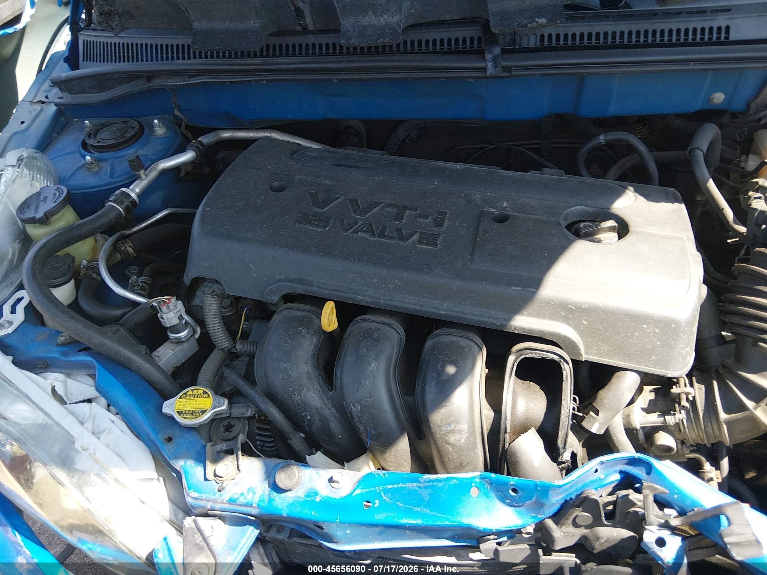2008 Toyota Corolla S Синий vin: 2T1BR32E18C900366