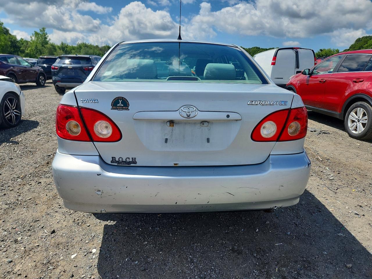 2008 Toyota Corolla Le Silver vin: 2T1BR32E18C915188