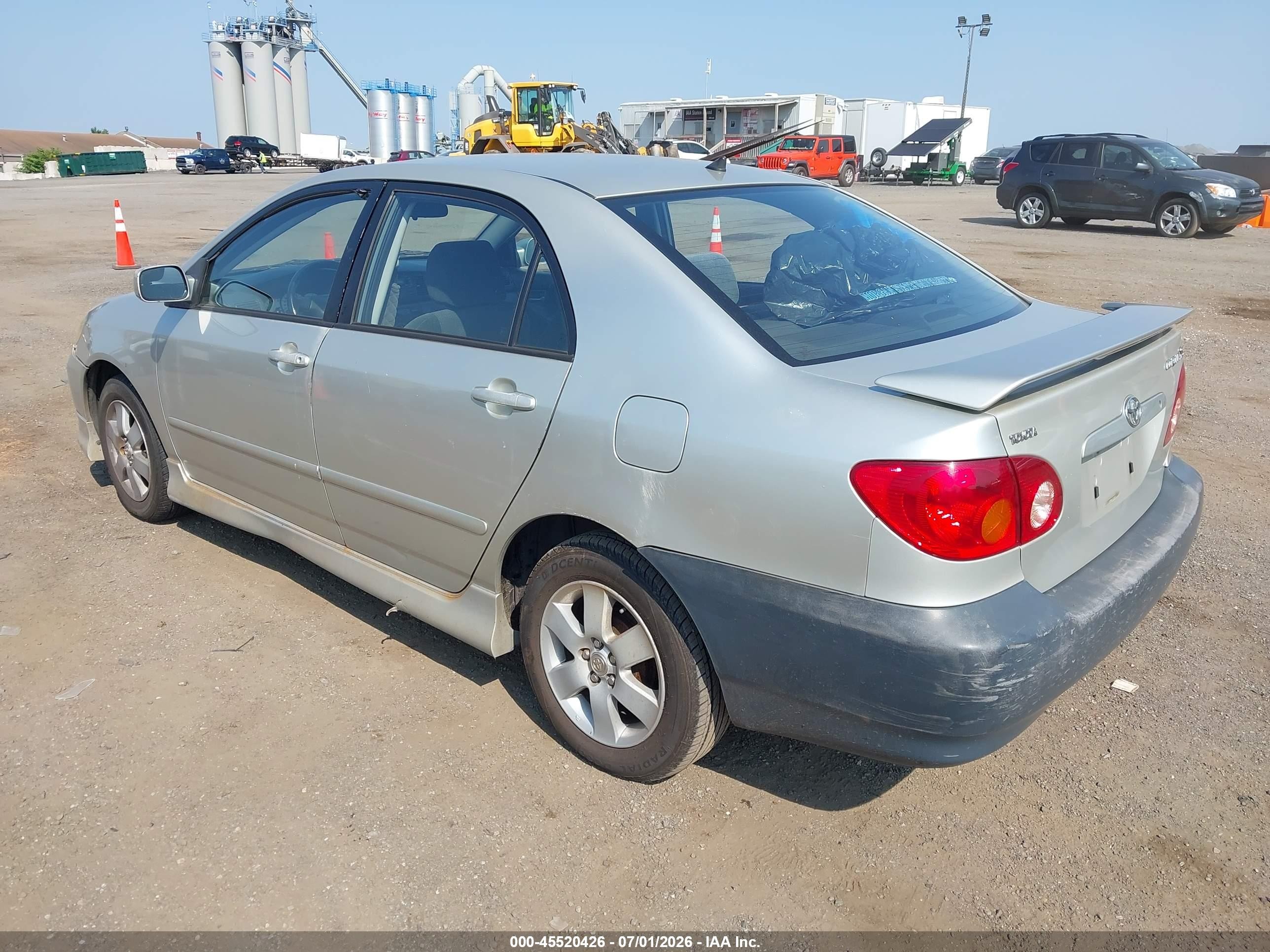 2003 Toyota Corolla S Серебряный vin: 2T1BR32E23C014226