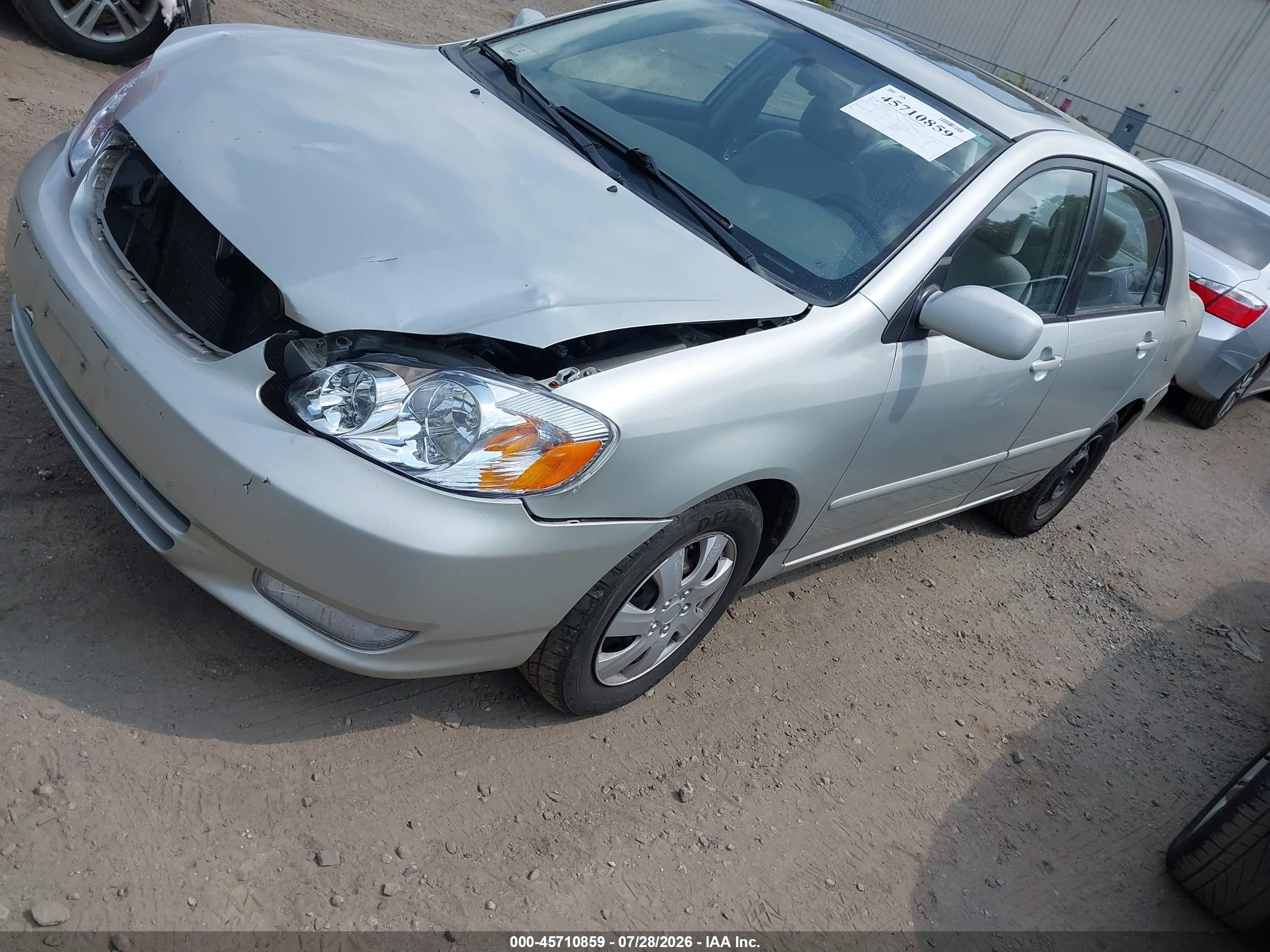 2003 Toyota Corolla Le Silver vin: 2T1BR32E23C019328