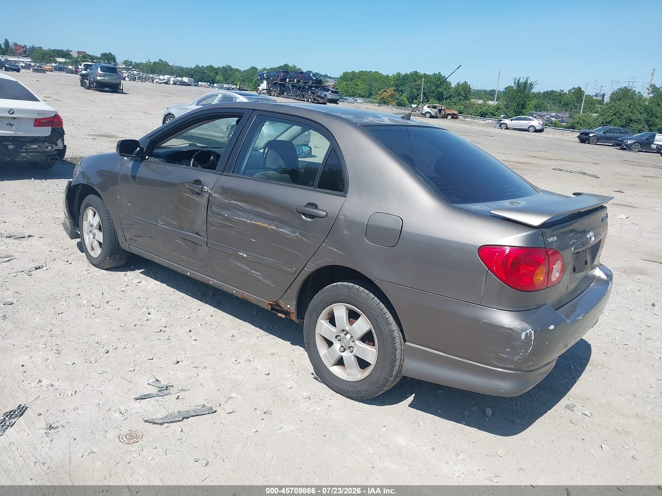 2003 Toyota Corolla S Gray vin: 2T1BR32E23C079996