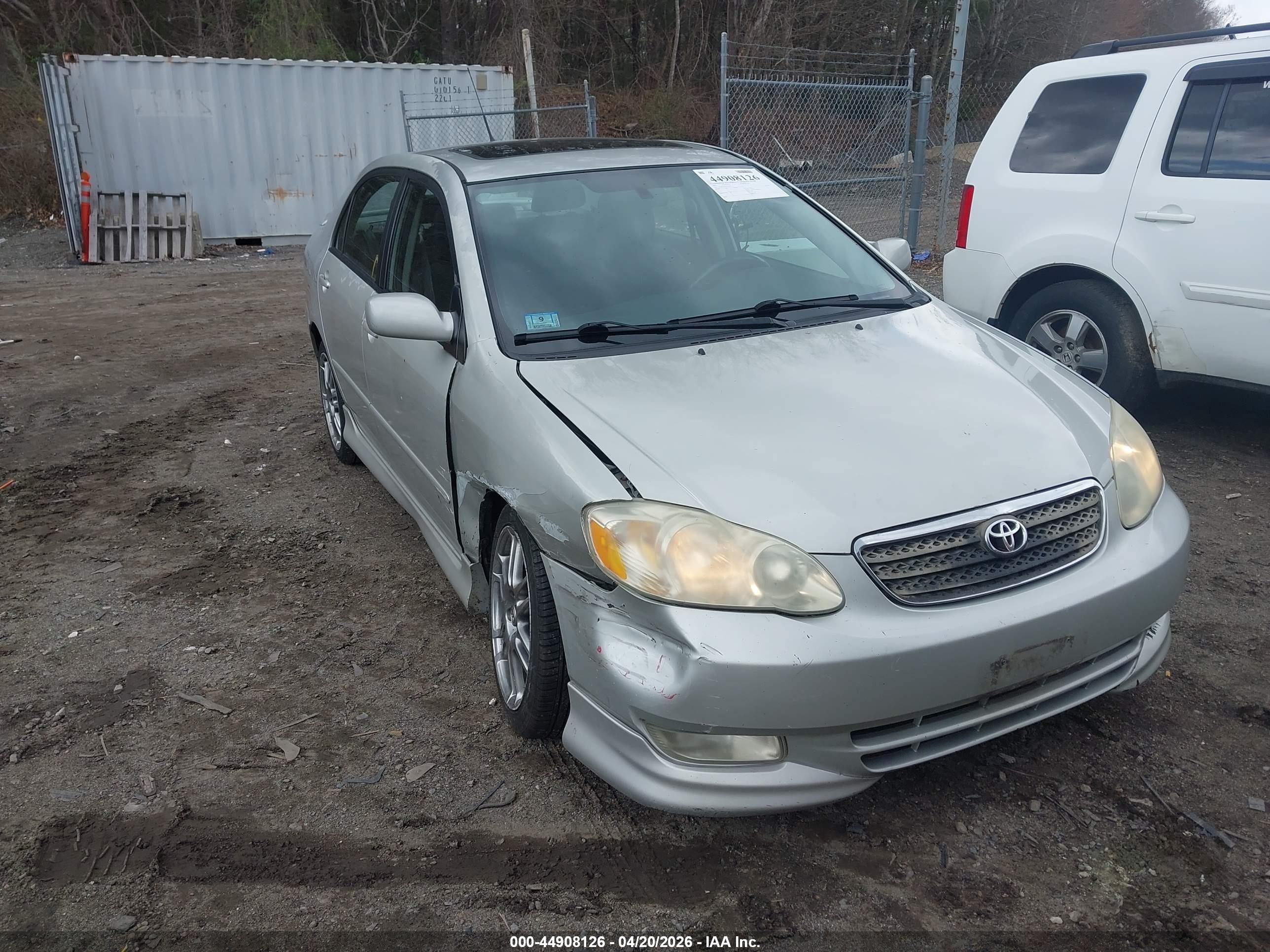 2003 Toyota Corolla S Silver vin: 2T1BR32E23C119784