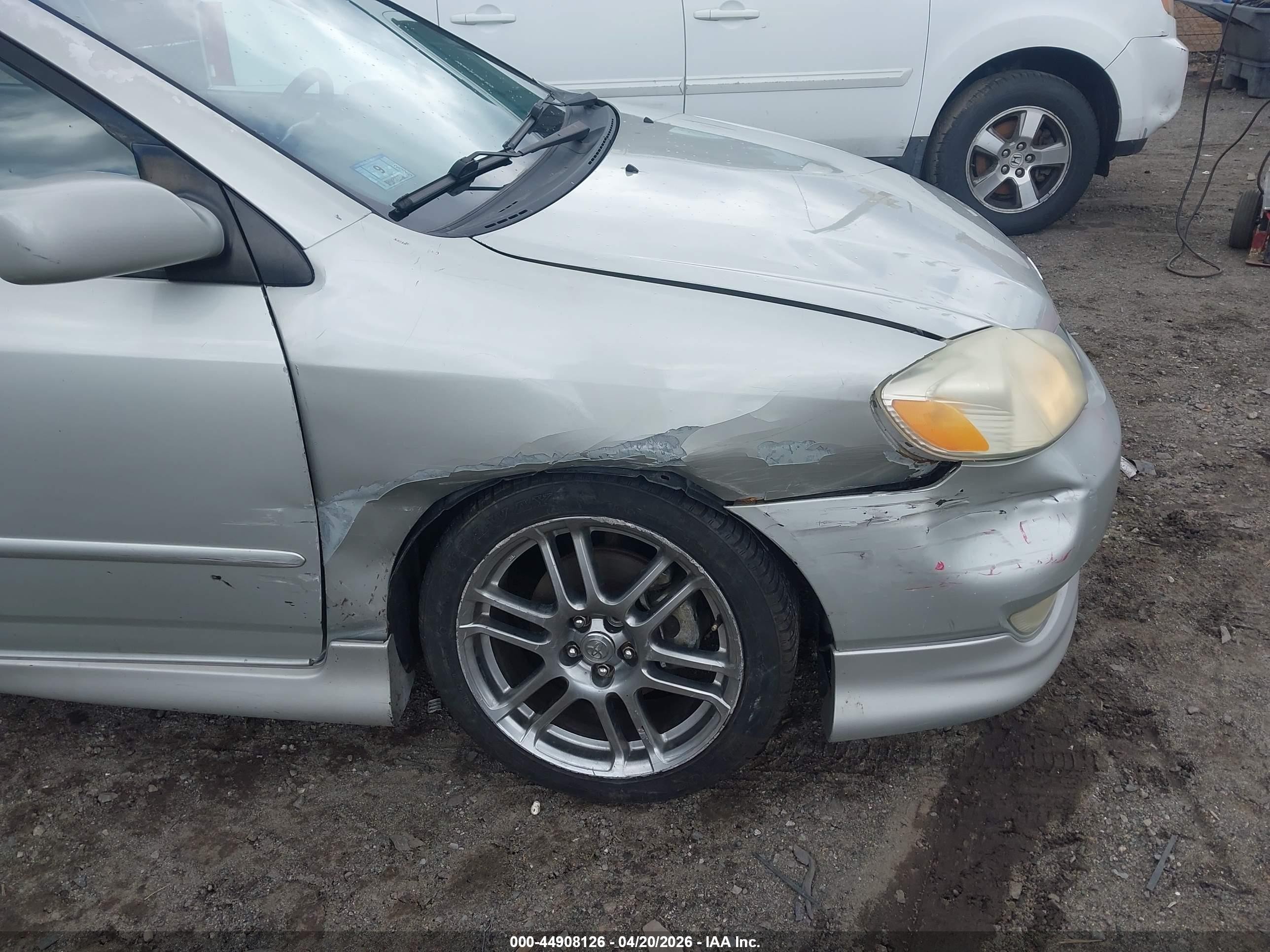 2003 Toyota Corolla S Silver vin: 2T1BR32E23C119784