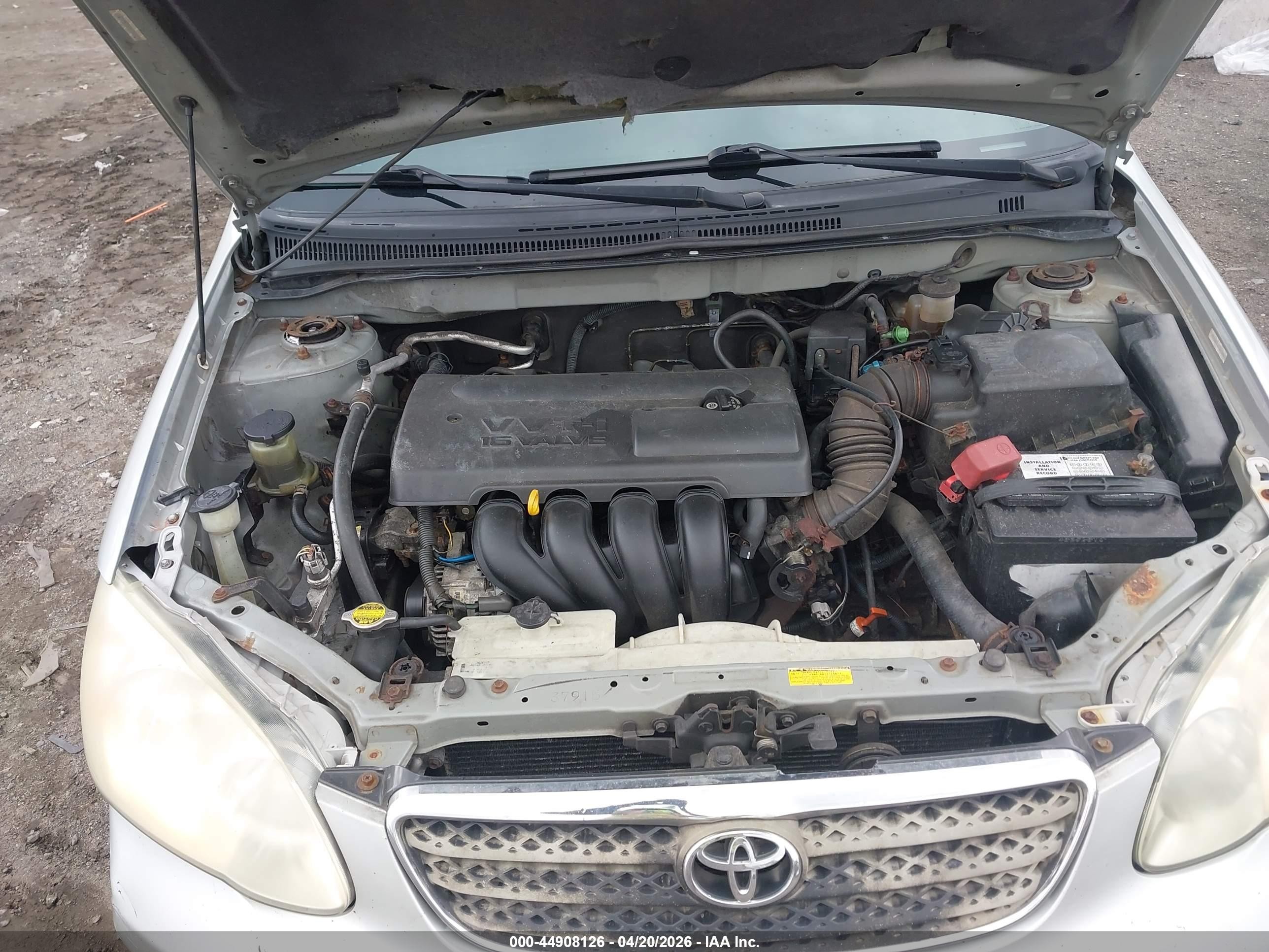 2003 Toyota Corolla S Silver vin: 2T1BR32E23C119784