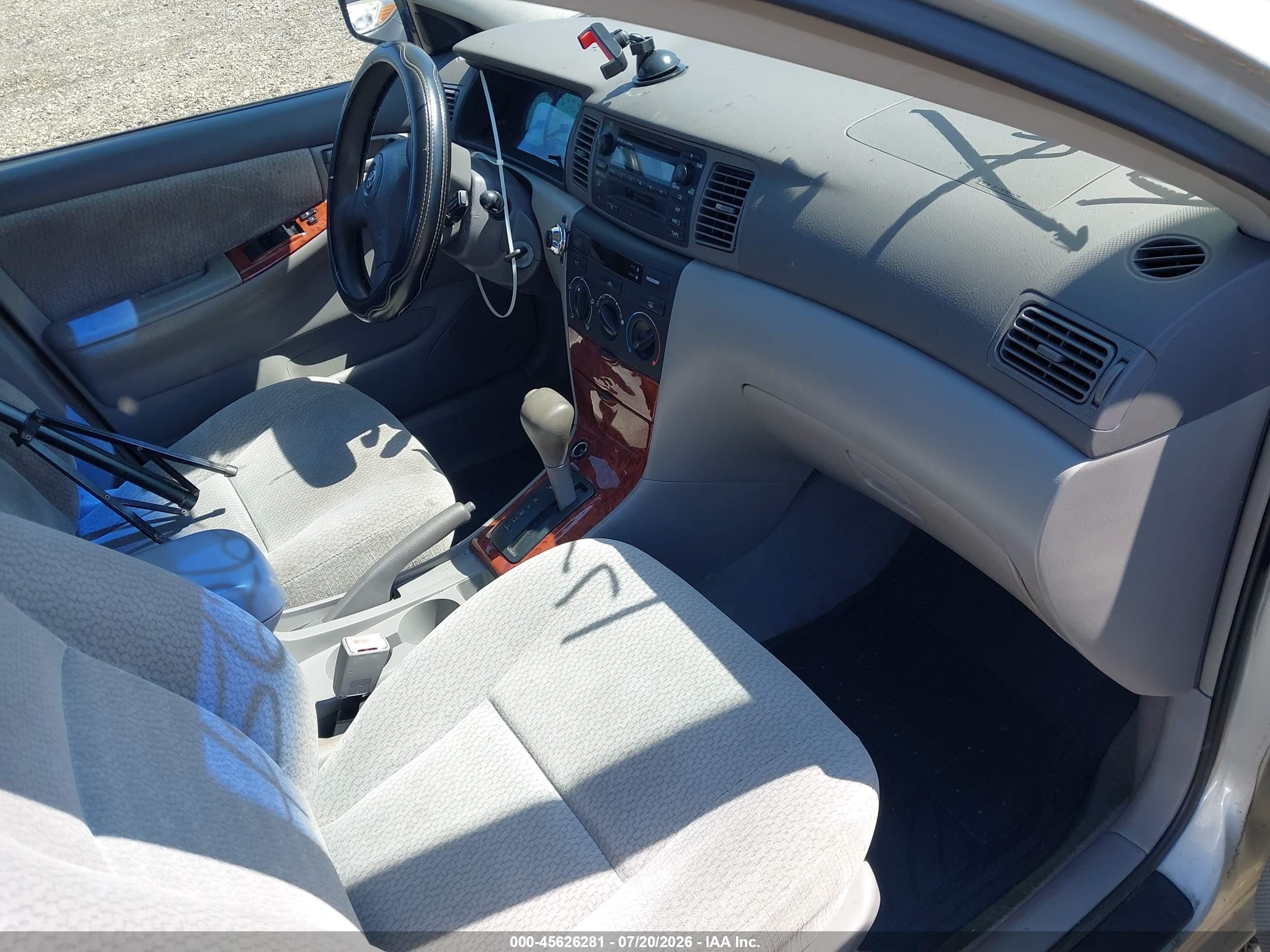 2003 Toyota Corolla Ce/le/s Silver vin: 2T1BR32E23C130719