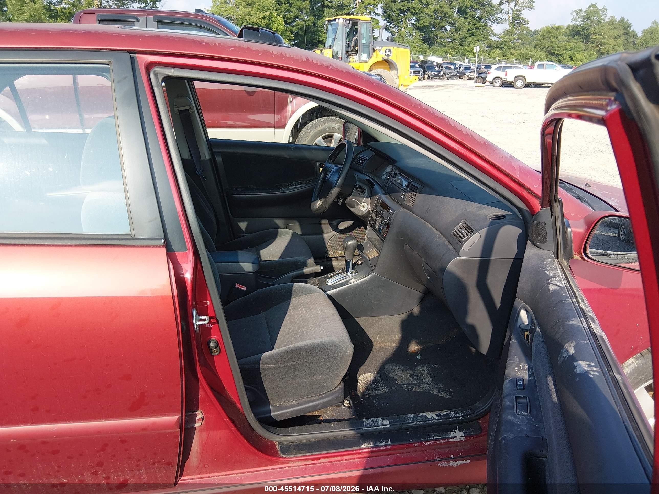 2003 Toyota Corolla S Red vin: 2T1BR32E23C162148