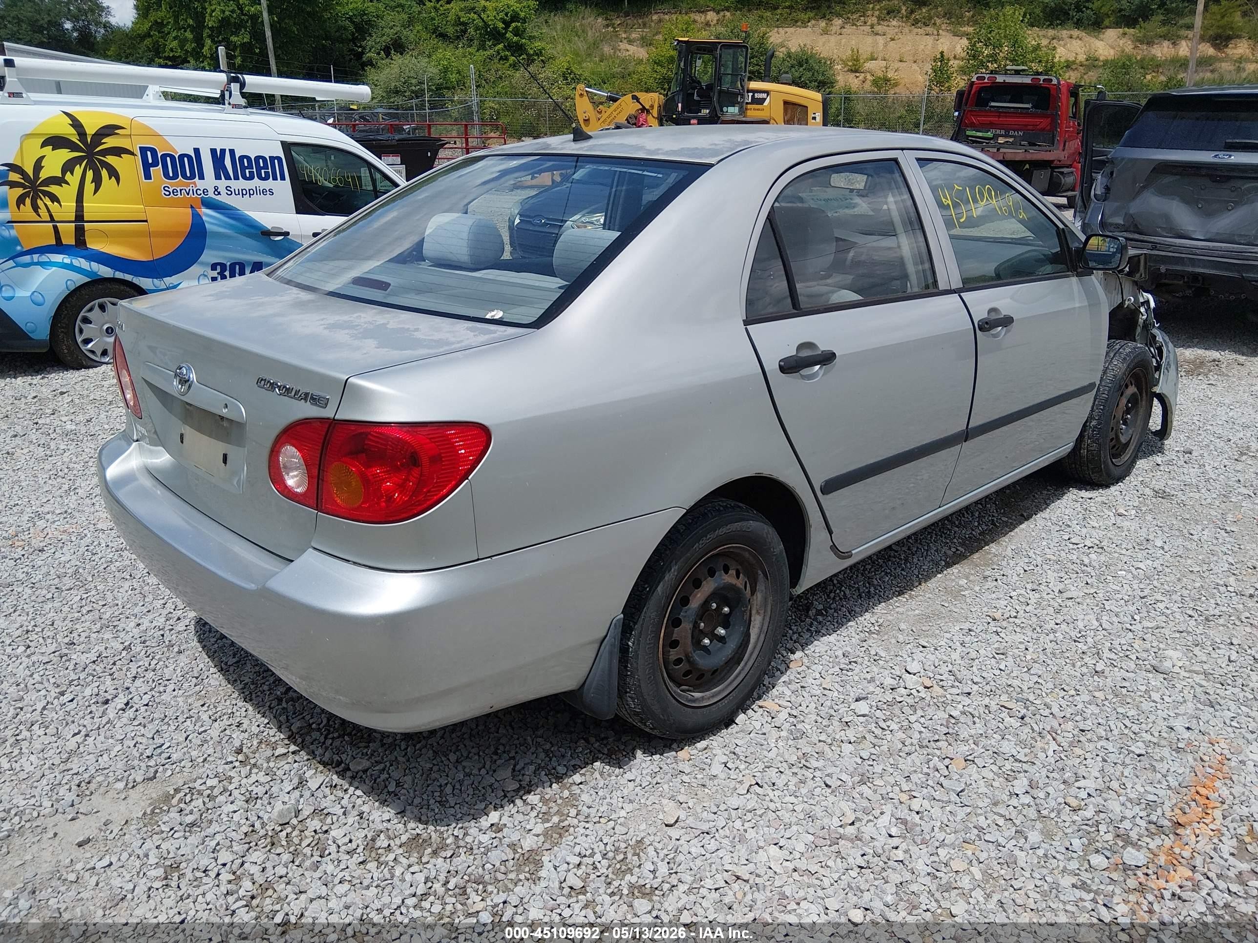 2003 Toyota Corolla Ce/le/sport Gray vin: 2T1BR32E23C714487