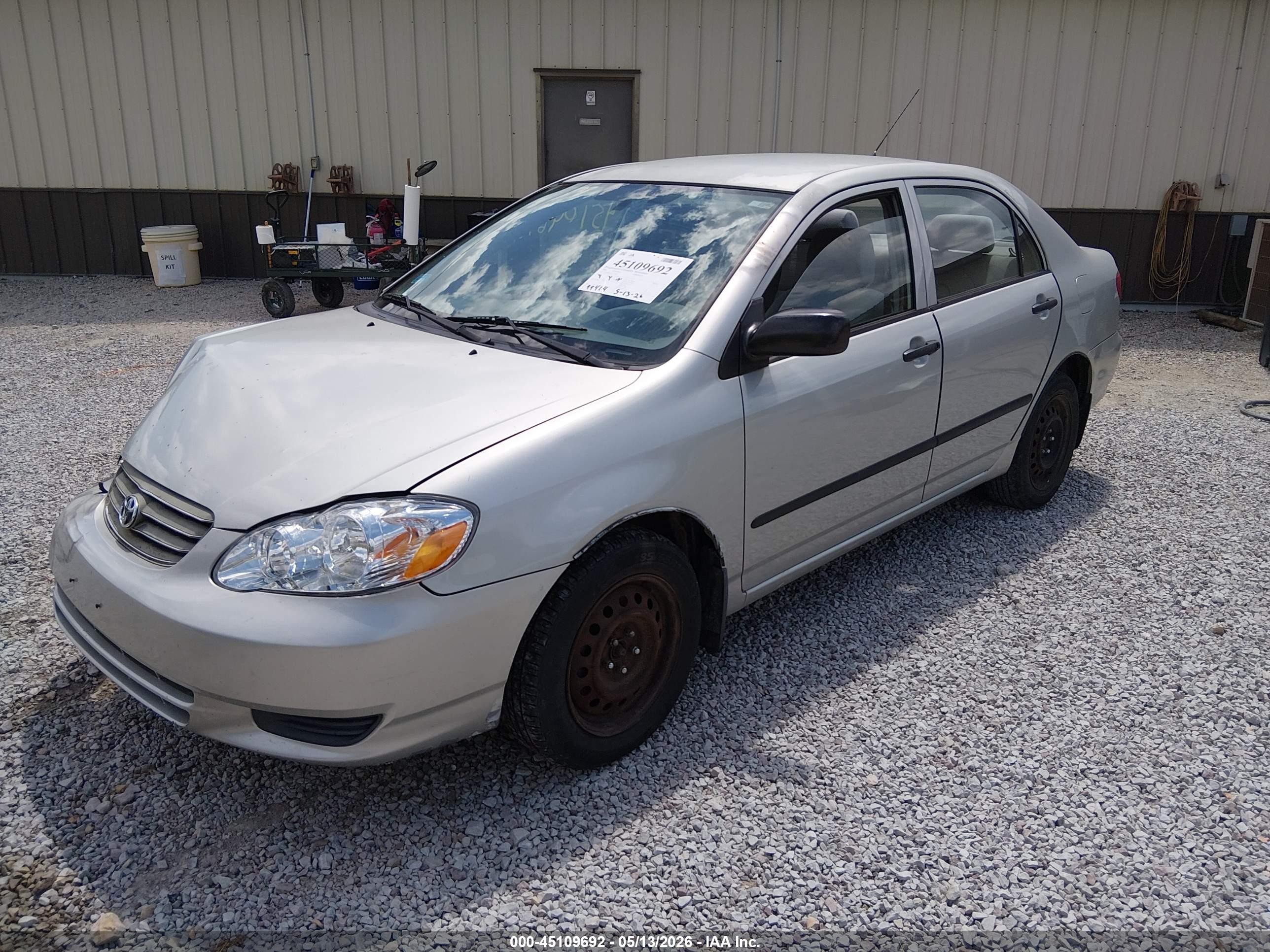 2003 Toyota Corolla Ce/le/sport Gray vin: 2T1BR32E23C714487