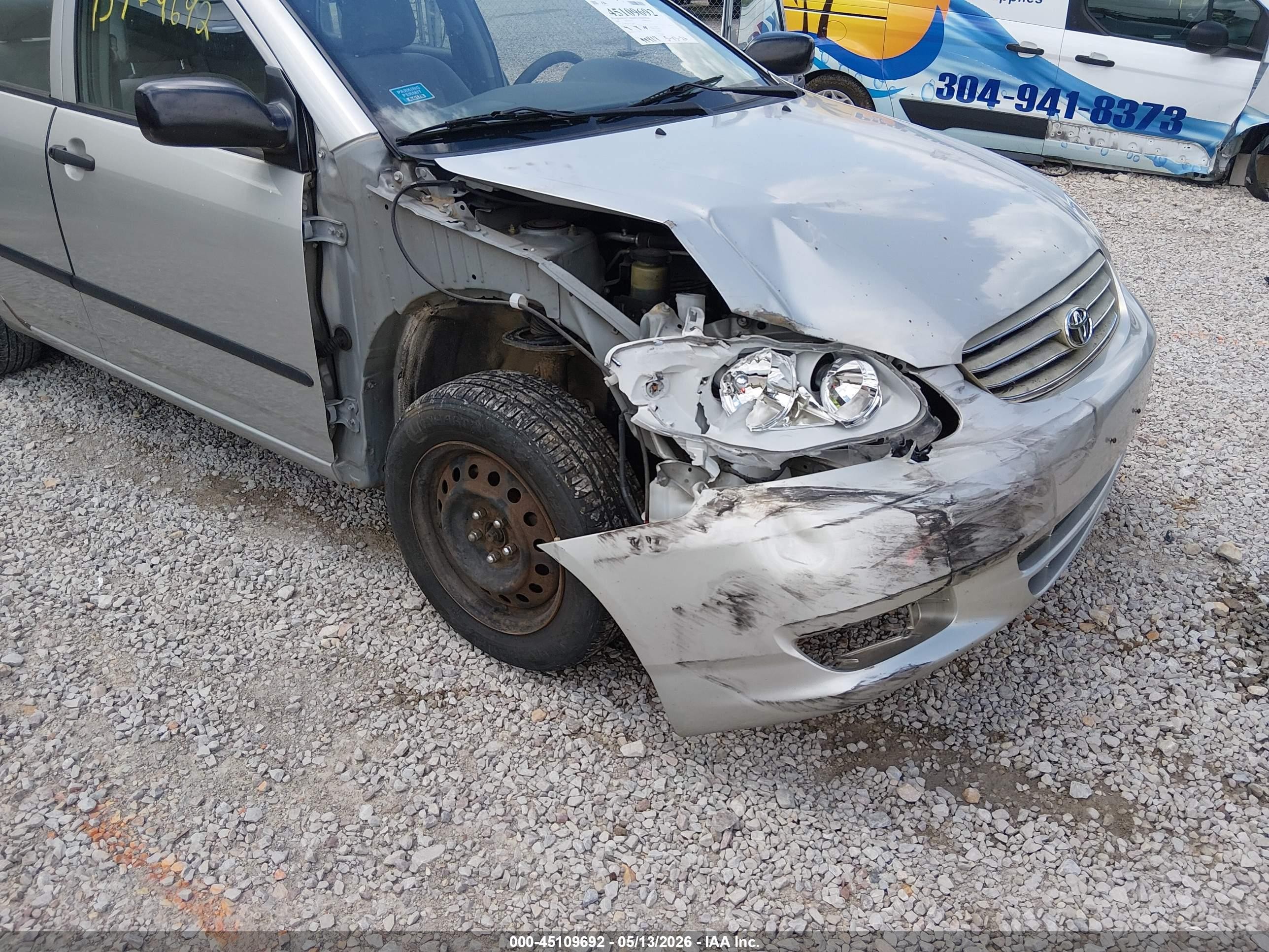 2003 Toyota Corolla Ce/le/sport Gray vin: 2T1BR32E23C714487