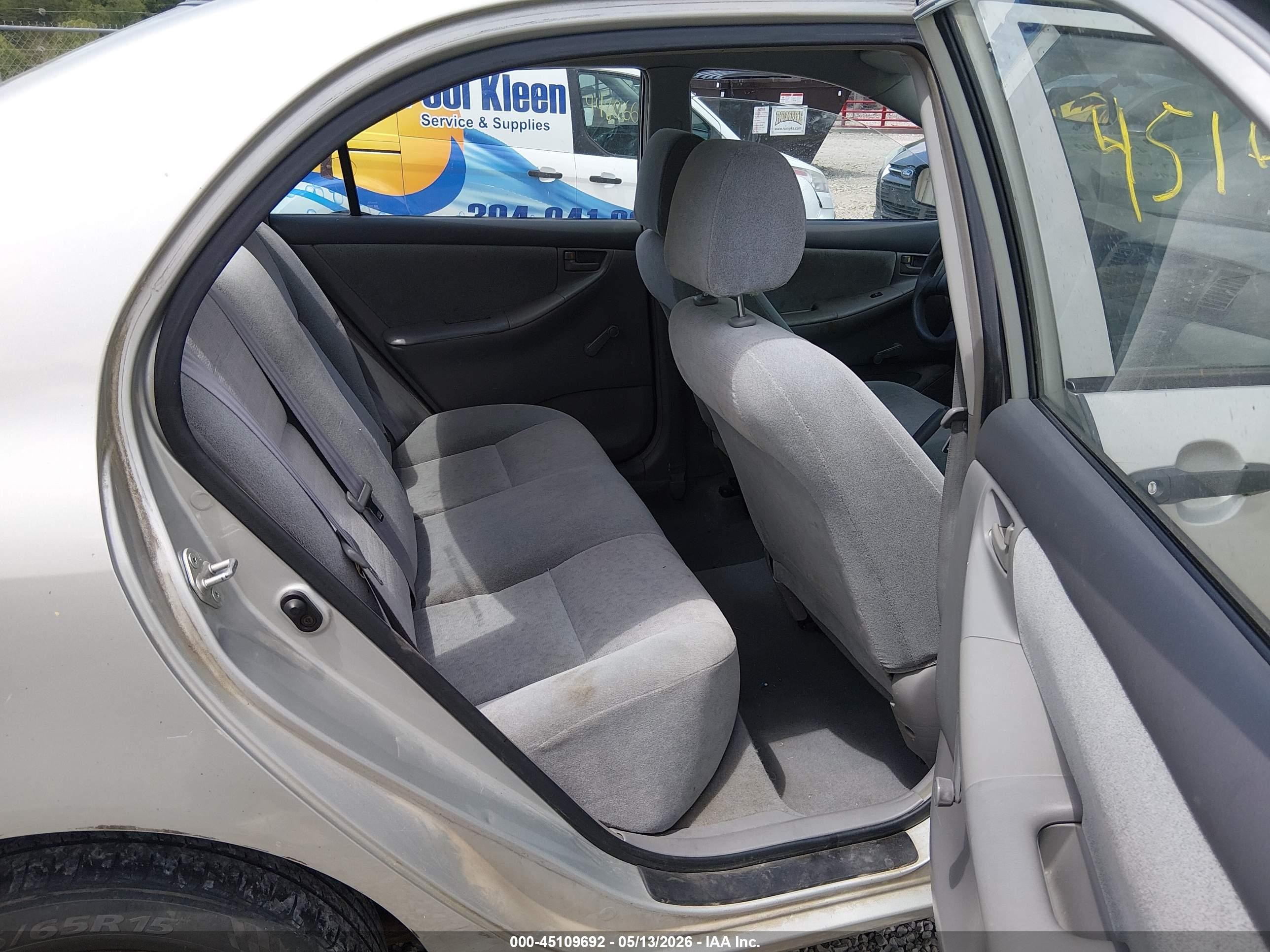 2003 Toyota Corolla Ce/le/sport Gray vin: 2T1BR32E23C714487