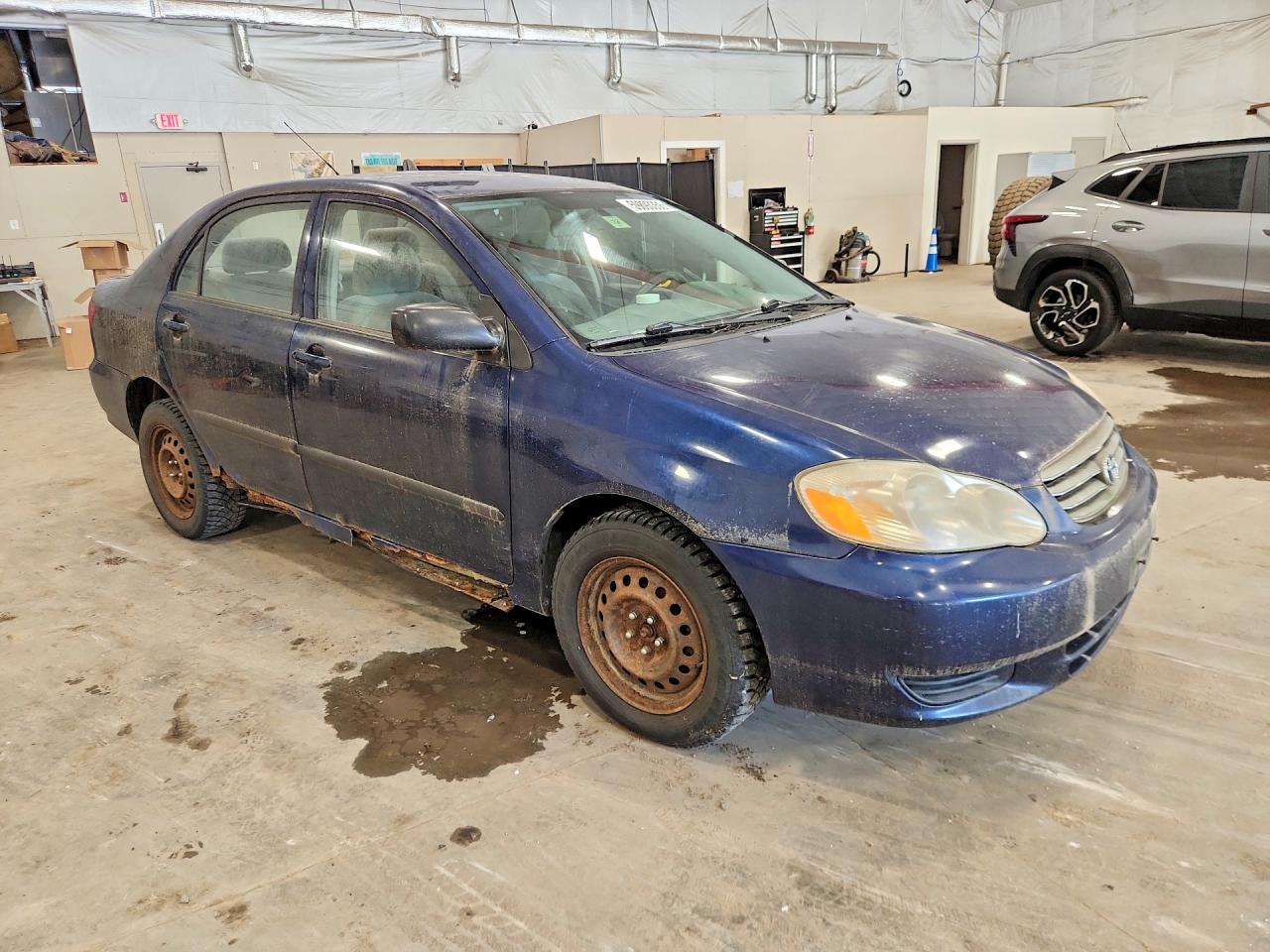 2004 Toyota Corolla Ce Blue vin: 2T1BR32E24C256984