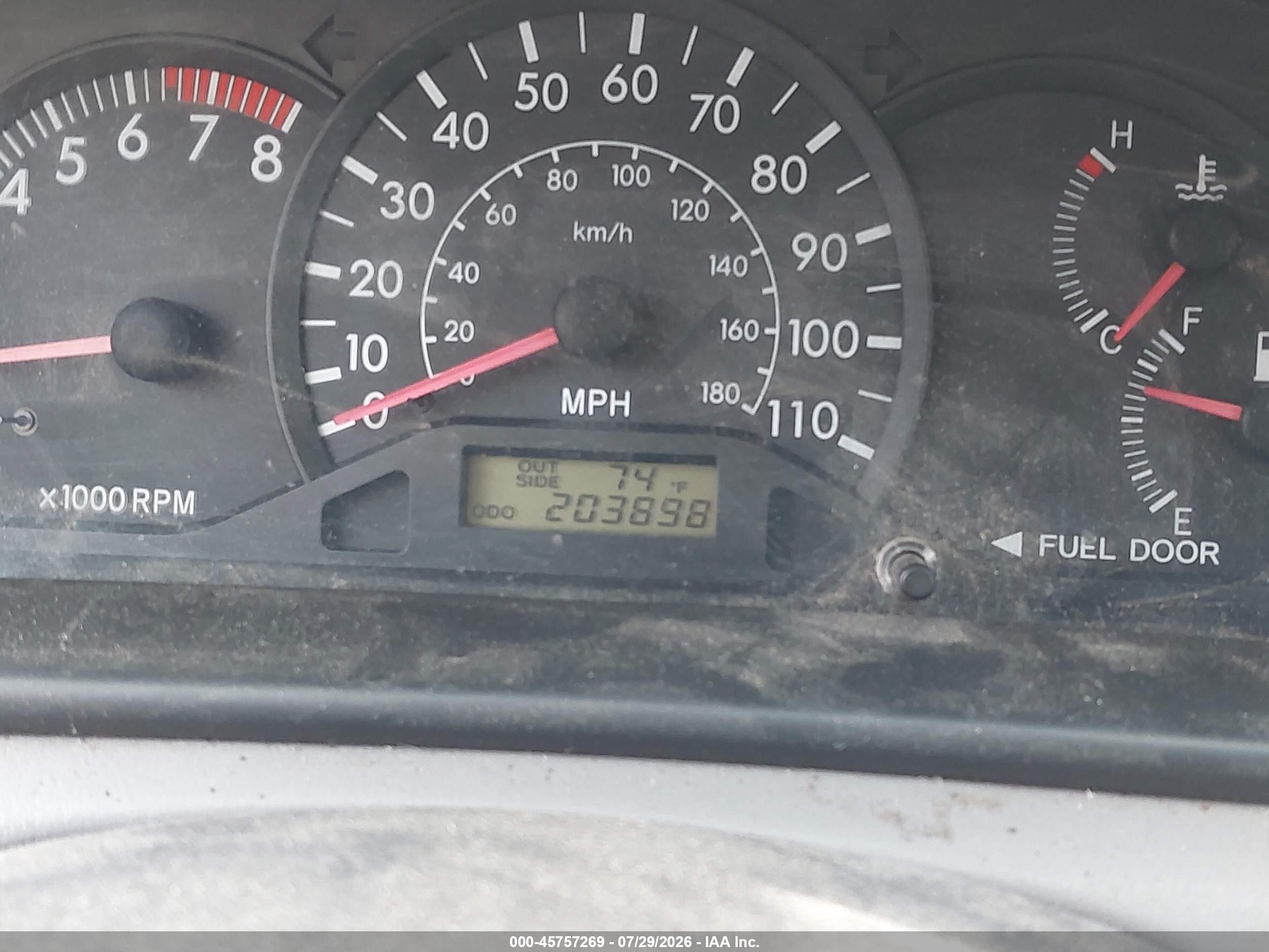 2004 Toyota Corolla Ce Gray vin: 2T1BR32E24C262736