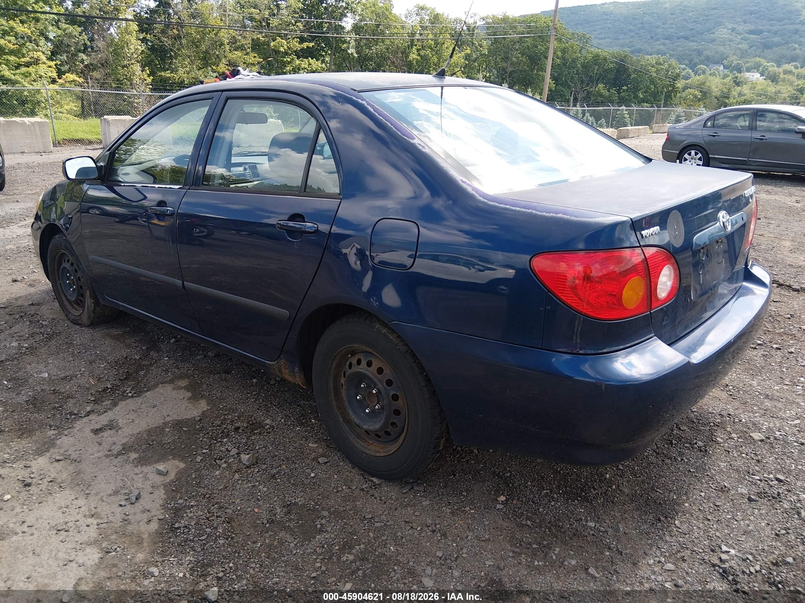2004 Toyota Corolla Ce Blue vin: 2T1BR32E24C293470