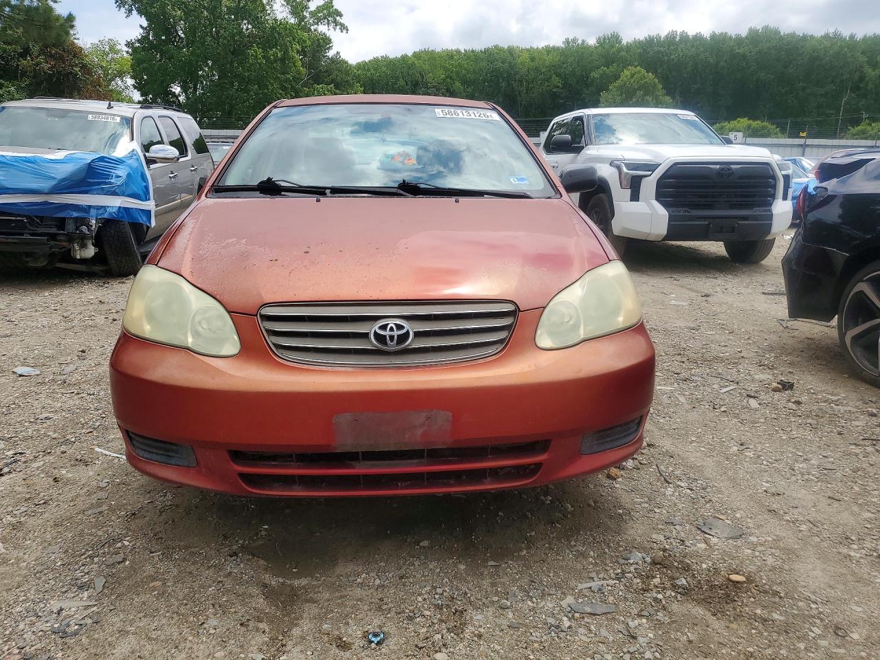 2004 Toyota Corolla Ce Red vin: 2T1BR32E24C303043