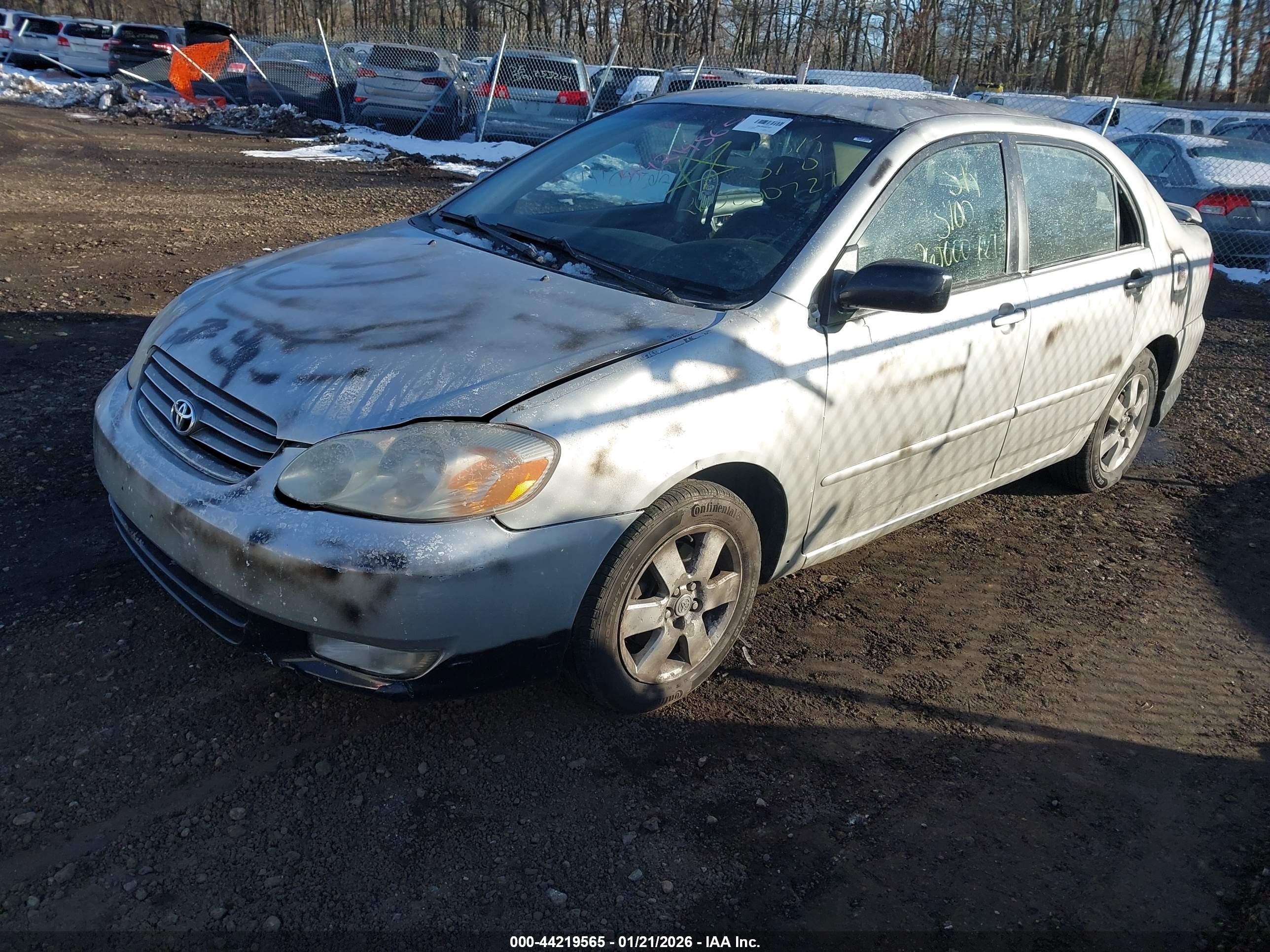 2004 Toyota Corolla S Gray vin: 2T1BR32E24C307979