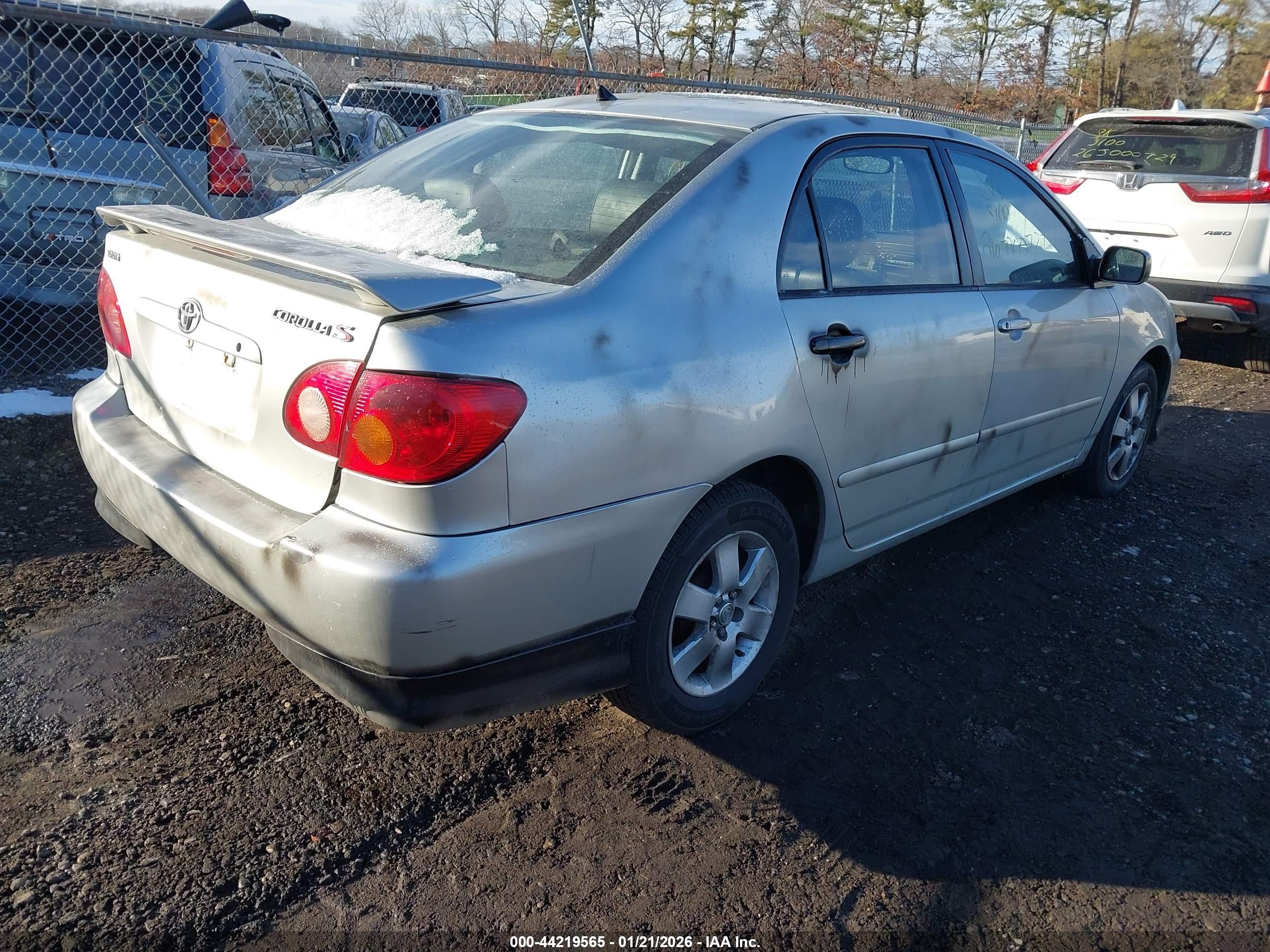 2004 Toyota Corolla S Gray vin: 2T1BR32E24C307979
