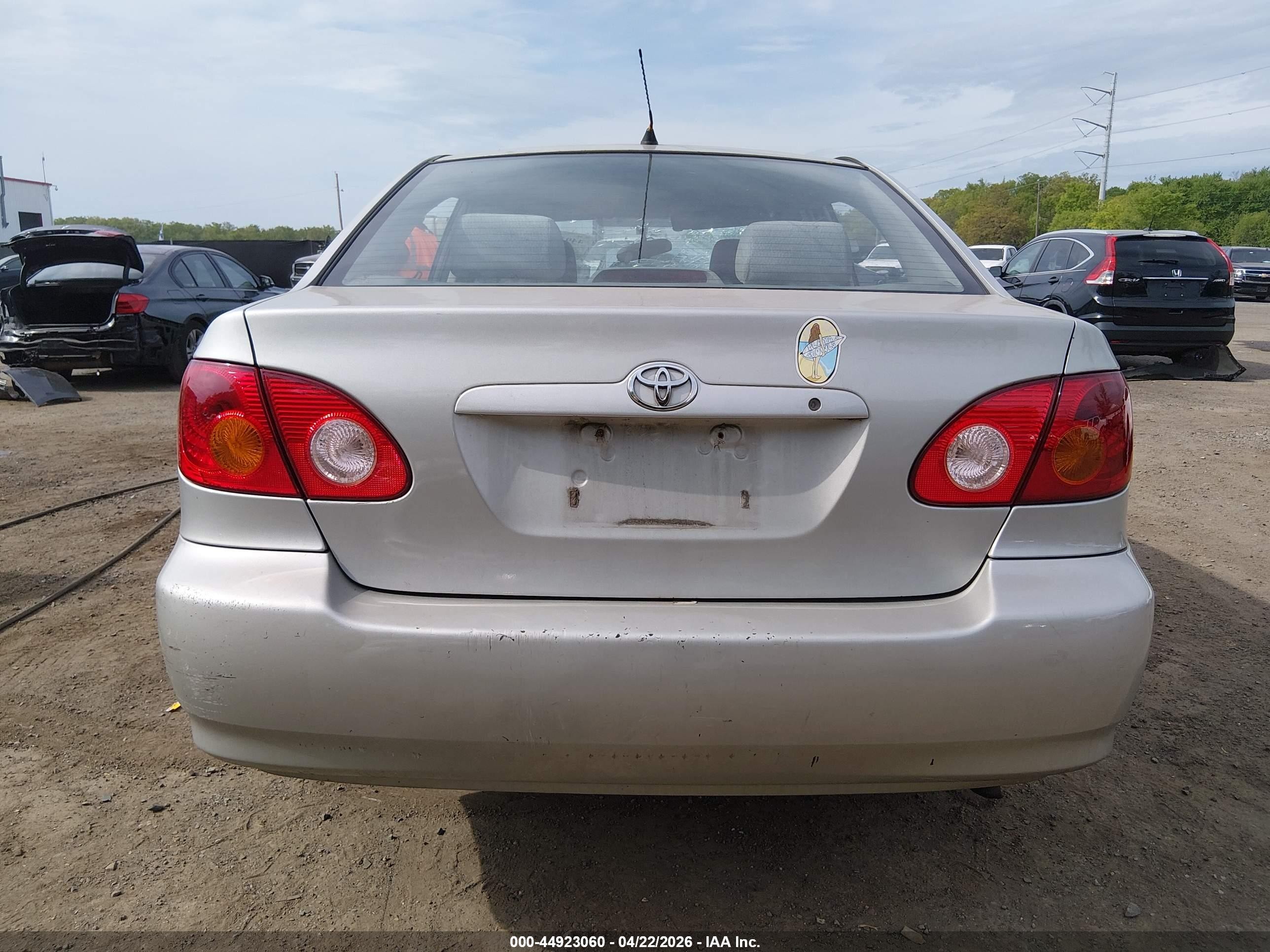 2004 Toyota Corolla Le Silver vin: 2T1BR32E24C309635