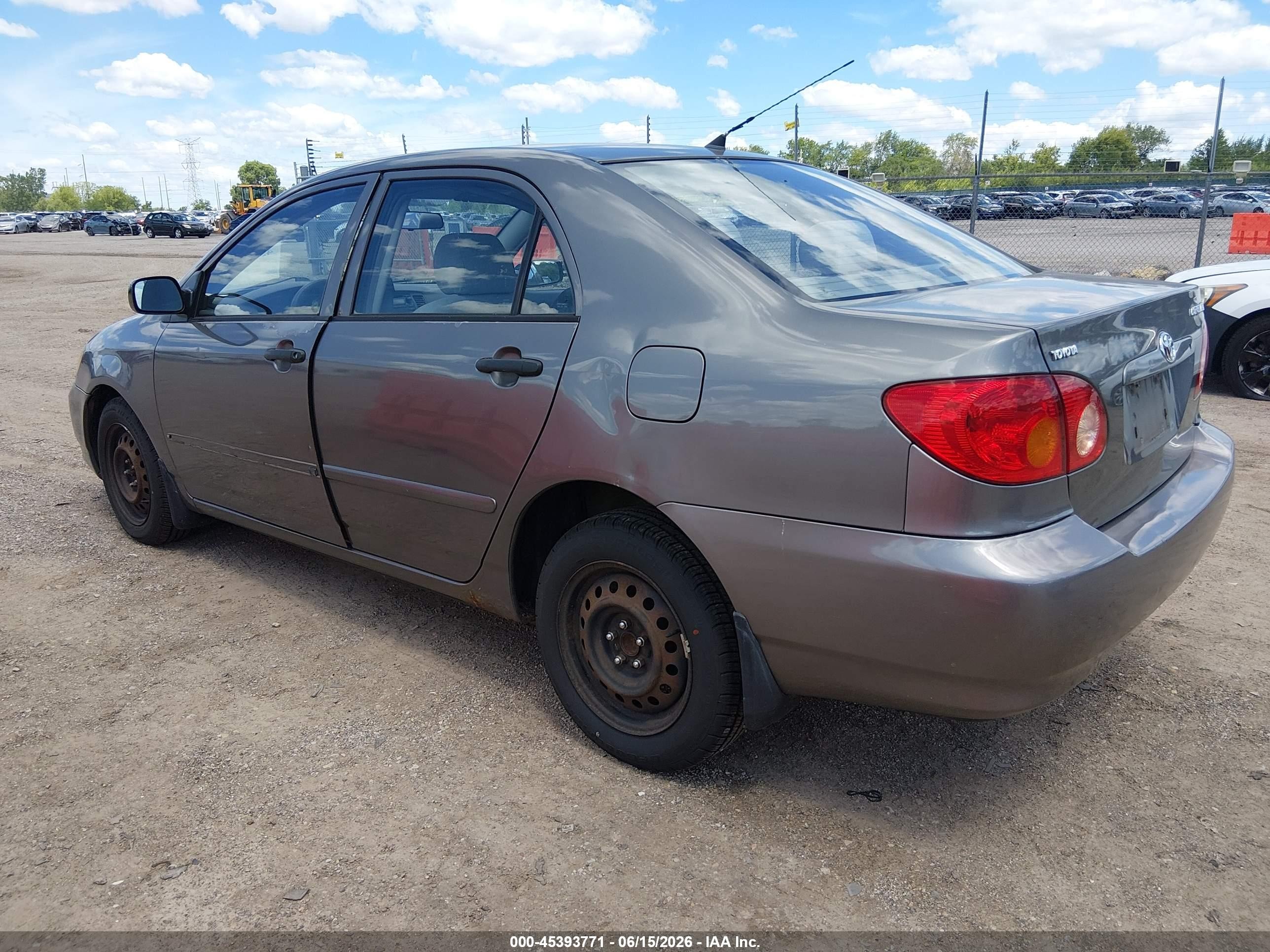 2004 Toyota Corolla Ce/le/sport Silver vin: 2T1BR32E24C829883