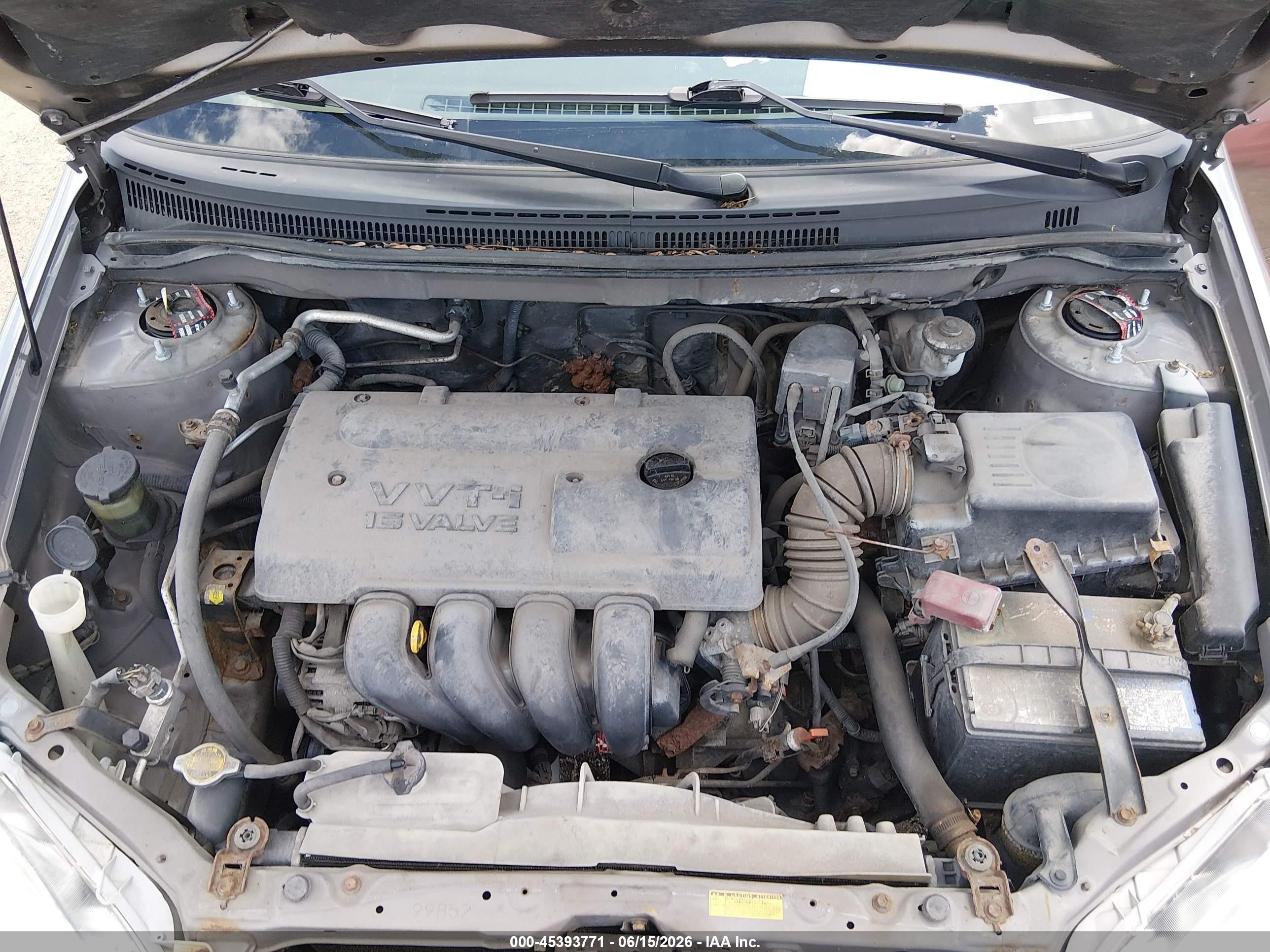 2004 Toyota Corolla Ce/le/sport Silver vin: 2T1BR32E24C829883