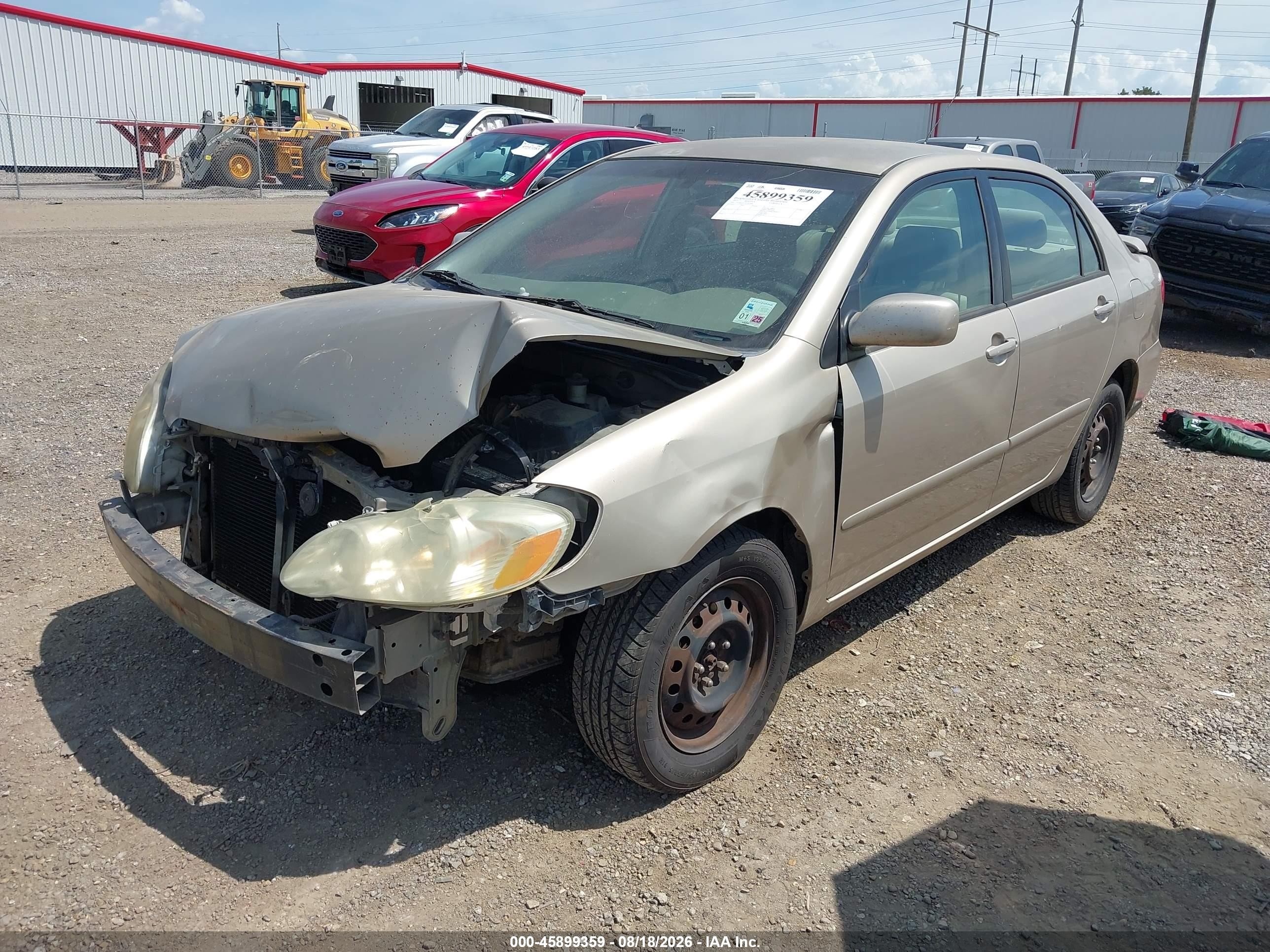 2005 Toyota Corolla Le Beige vin: 2T1BR32E25C407484
