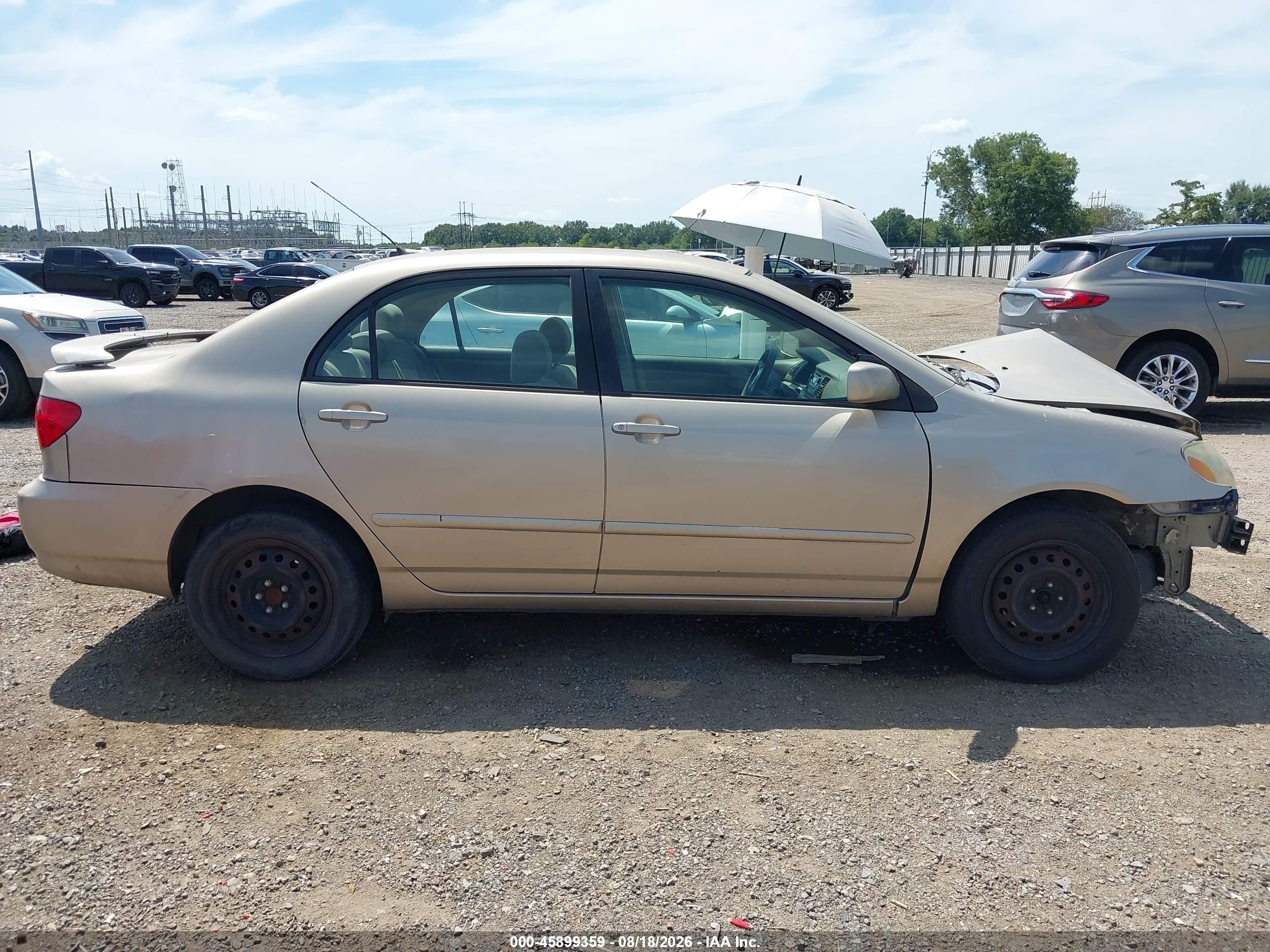 2005 Toyota Corolla Le Beige vin: 2T1BR32E25C407484