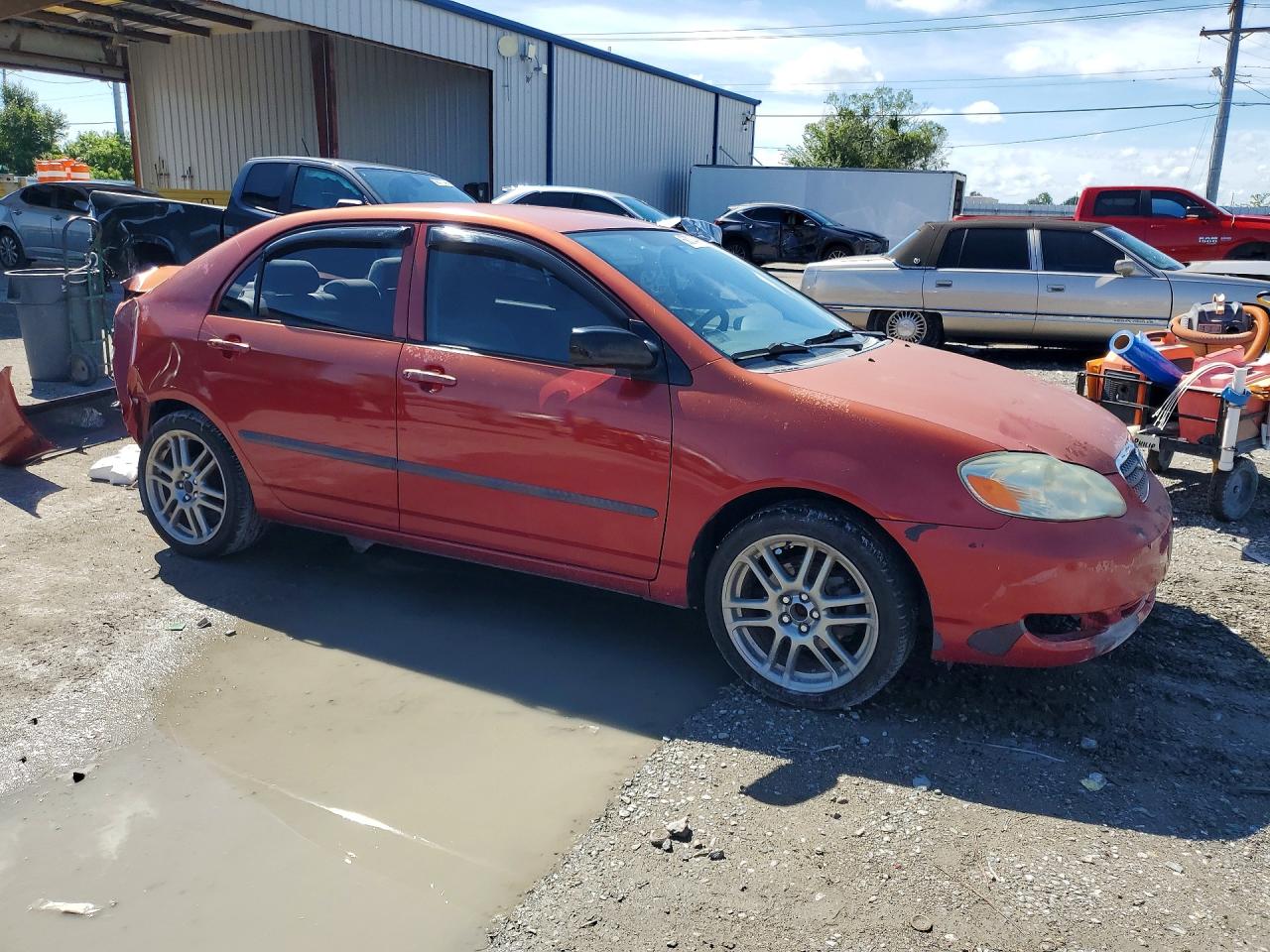 2005 Toyota Corolla Ce Red vin: 2T1BR32E25C424530