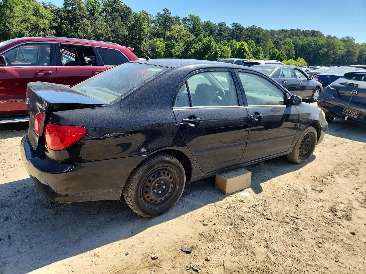2005 Toyota Corolla Ce Black vin: 2T1BR32E25C437648