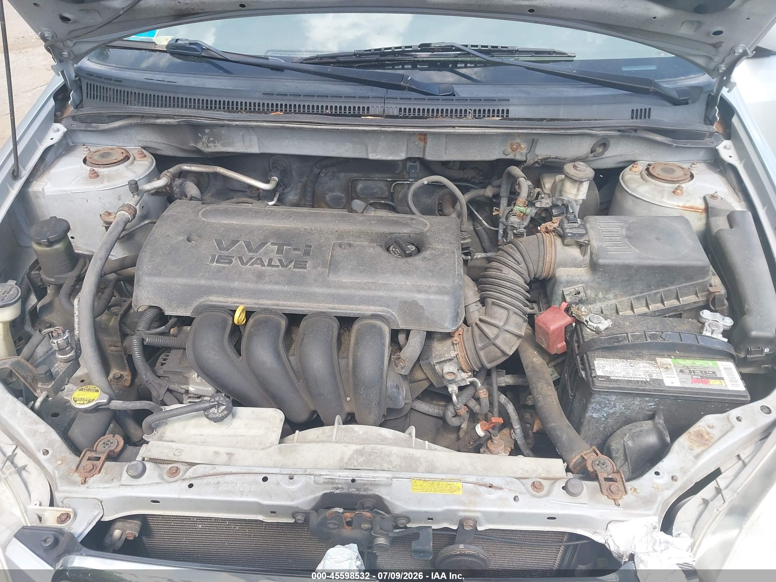 2005 Toyota Corolla Le Silver vin: 2T1BR32E25C448603