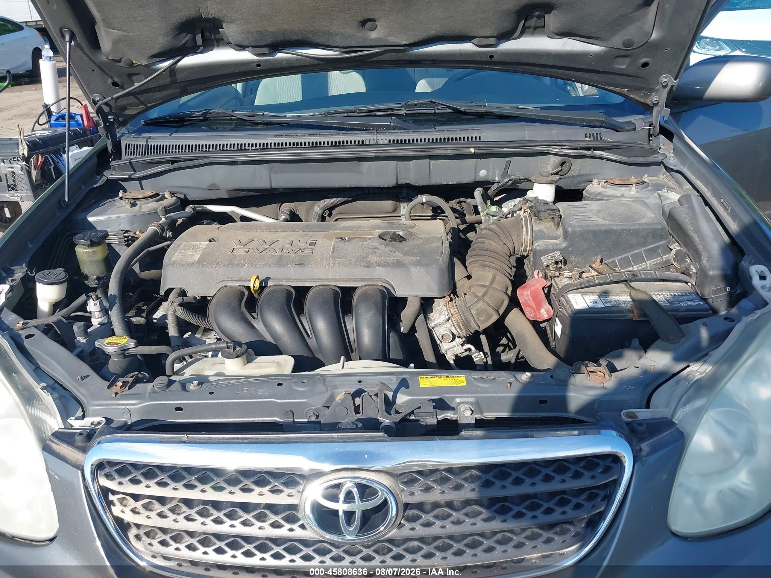 2005 Toyota Corolla Le Gray vin: 2T1BR32E25C454109