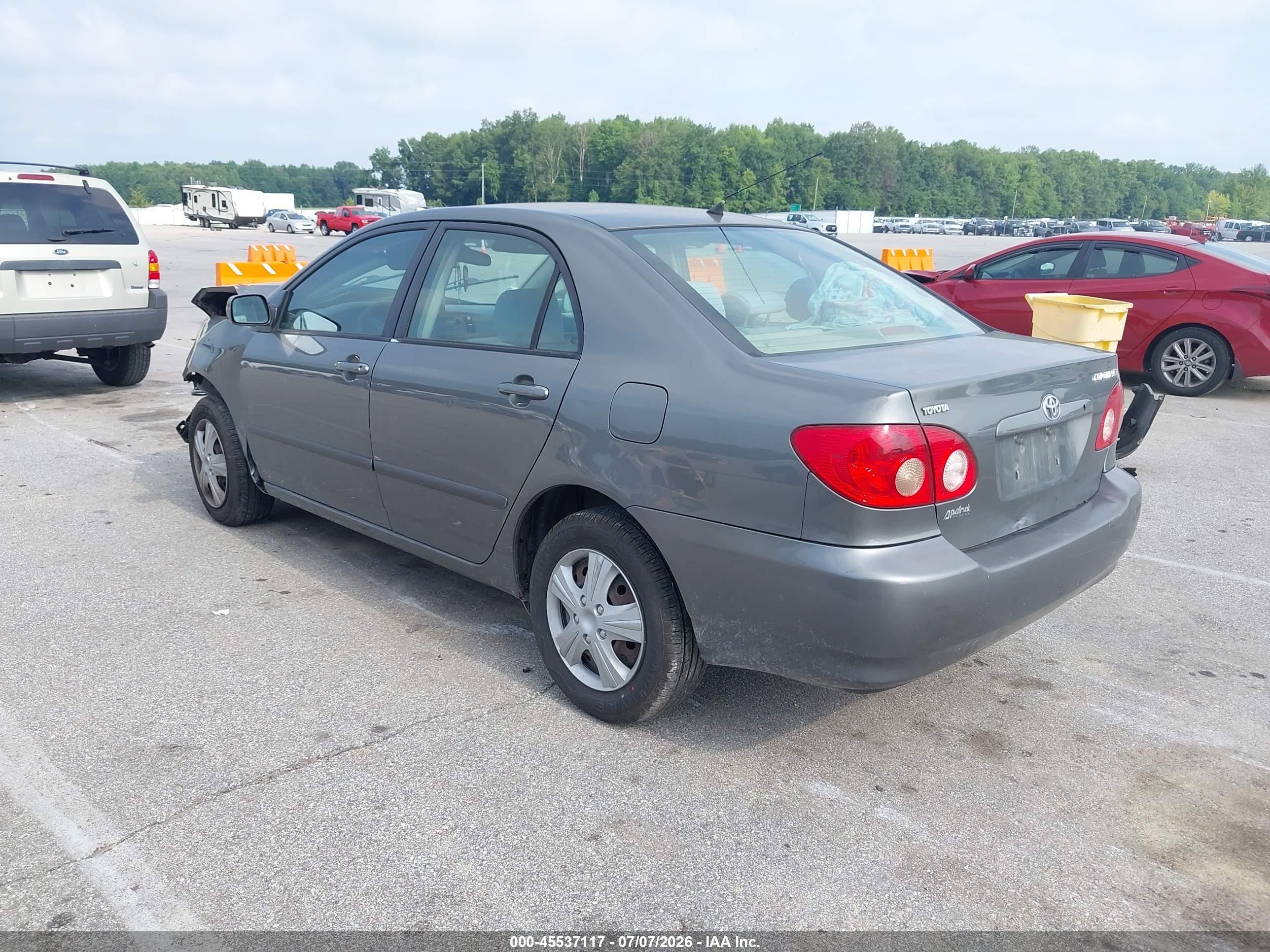 2005 Toyota Corolla Le Gray vin: 2T1BR32E25C462467