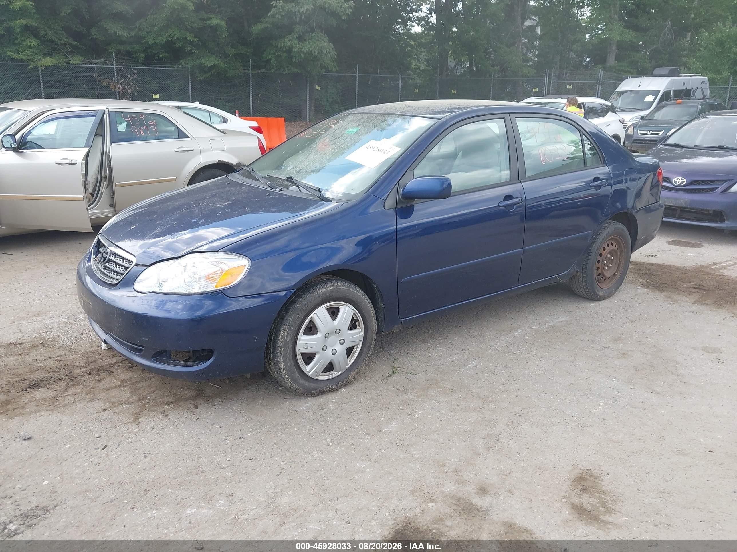 2005 Toyota Corolla Le Blue vin: 2T1BR32E25C500733