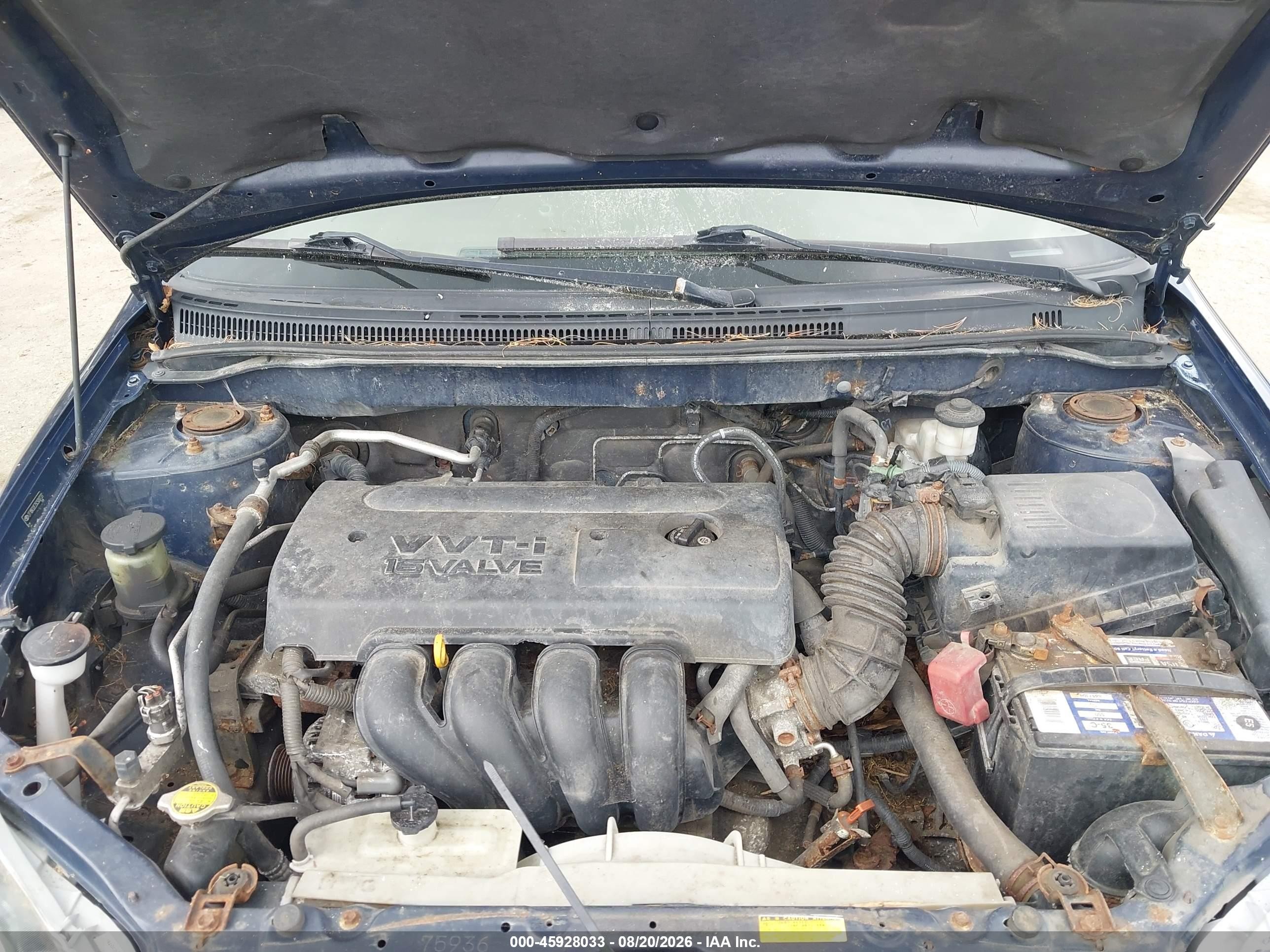 2005 Toyota Corolla Le Blue vin: 2T1BR32E25C500733
