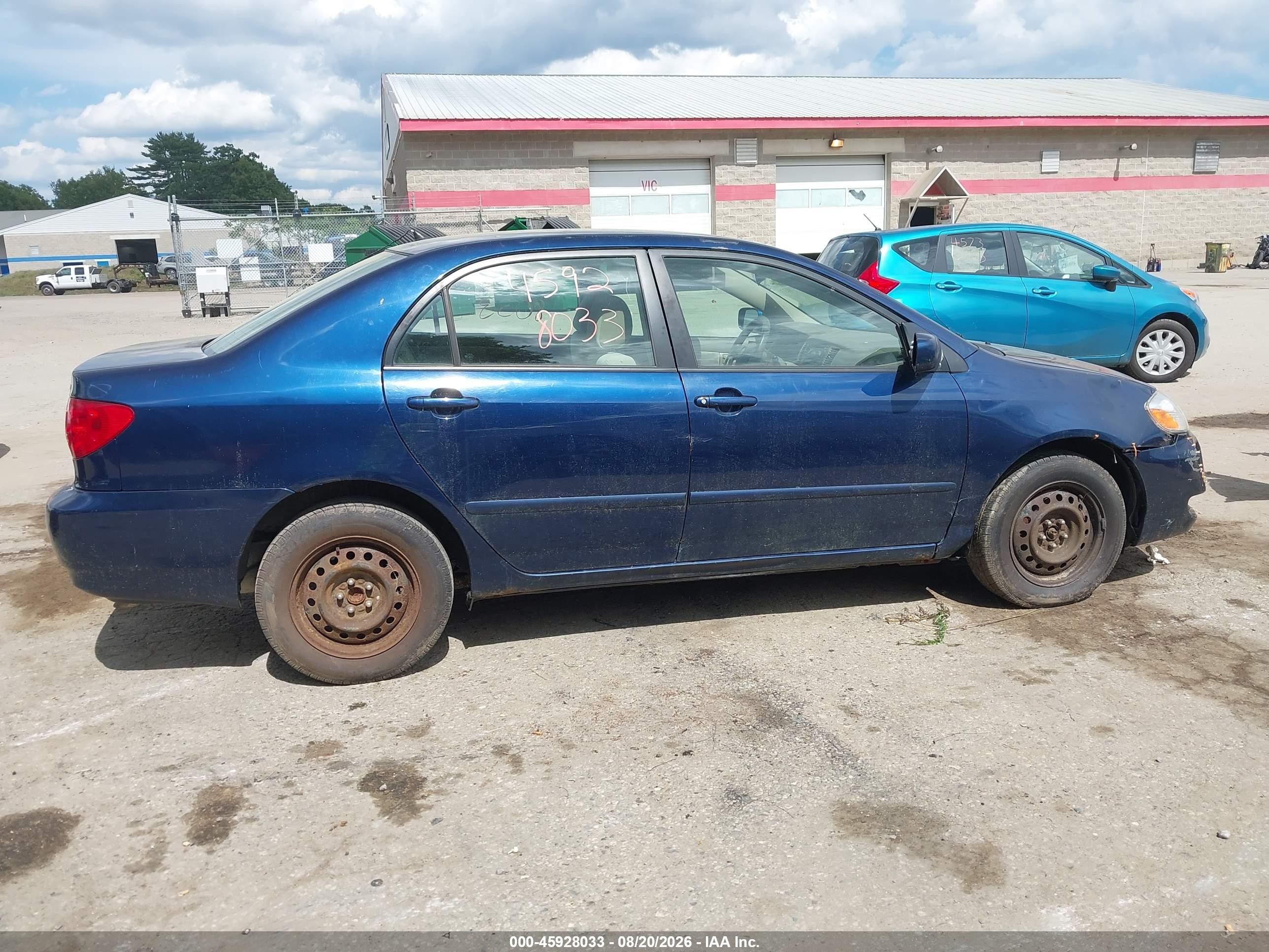 2005 Toyota Corolla Le Blue vin: 2T1BR32E25C500733