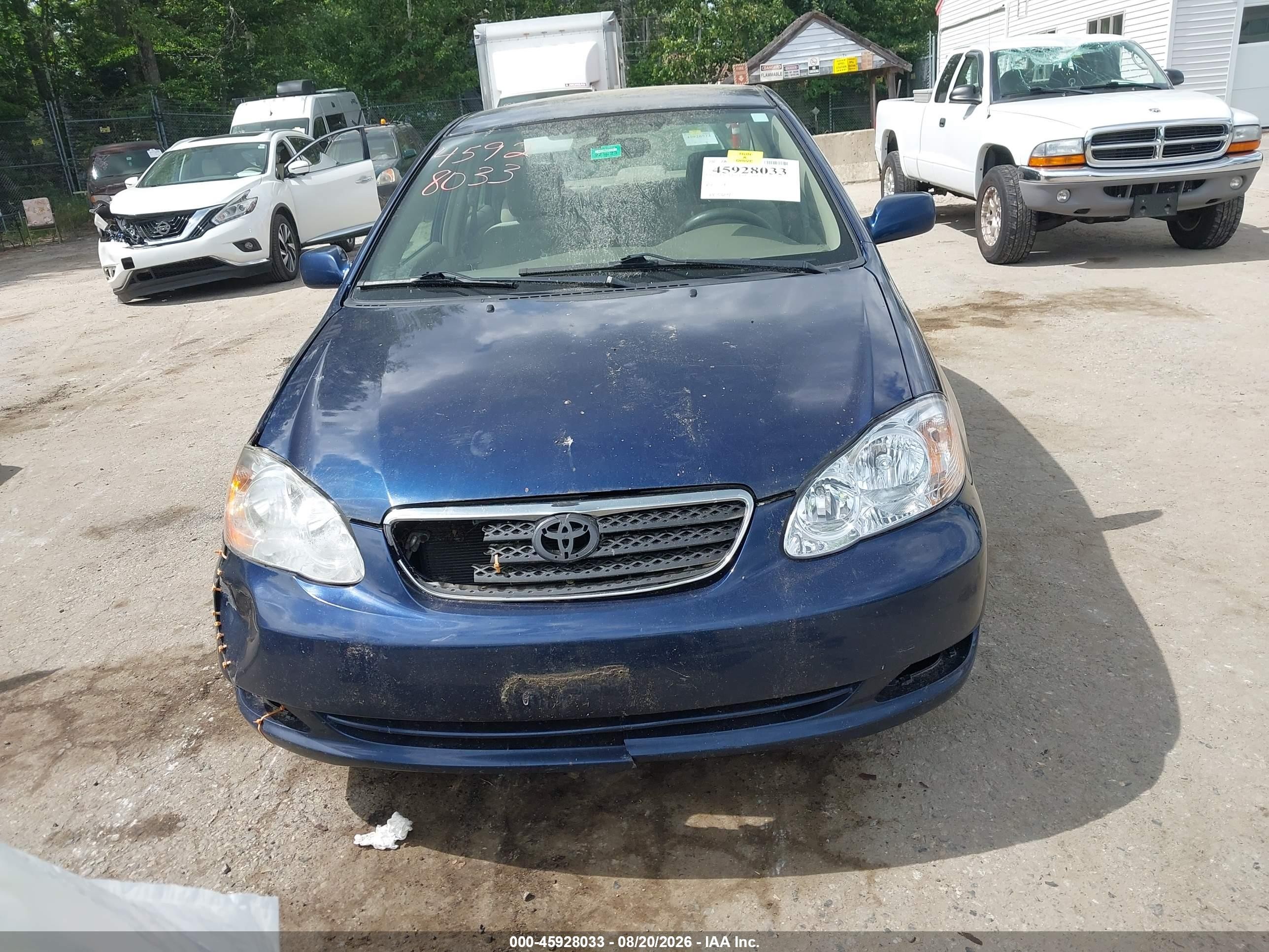 2005 Toyota Corolla Le Blue vin: 2T1BR32E25C500733