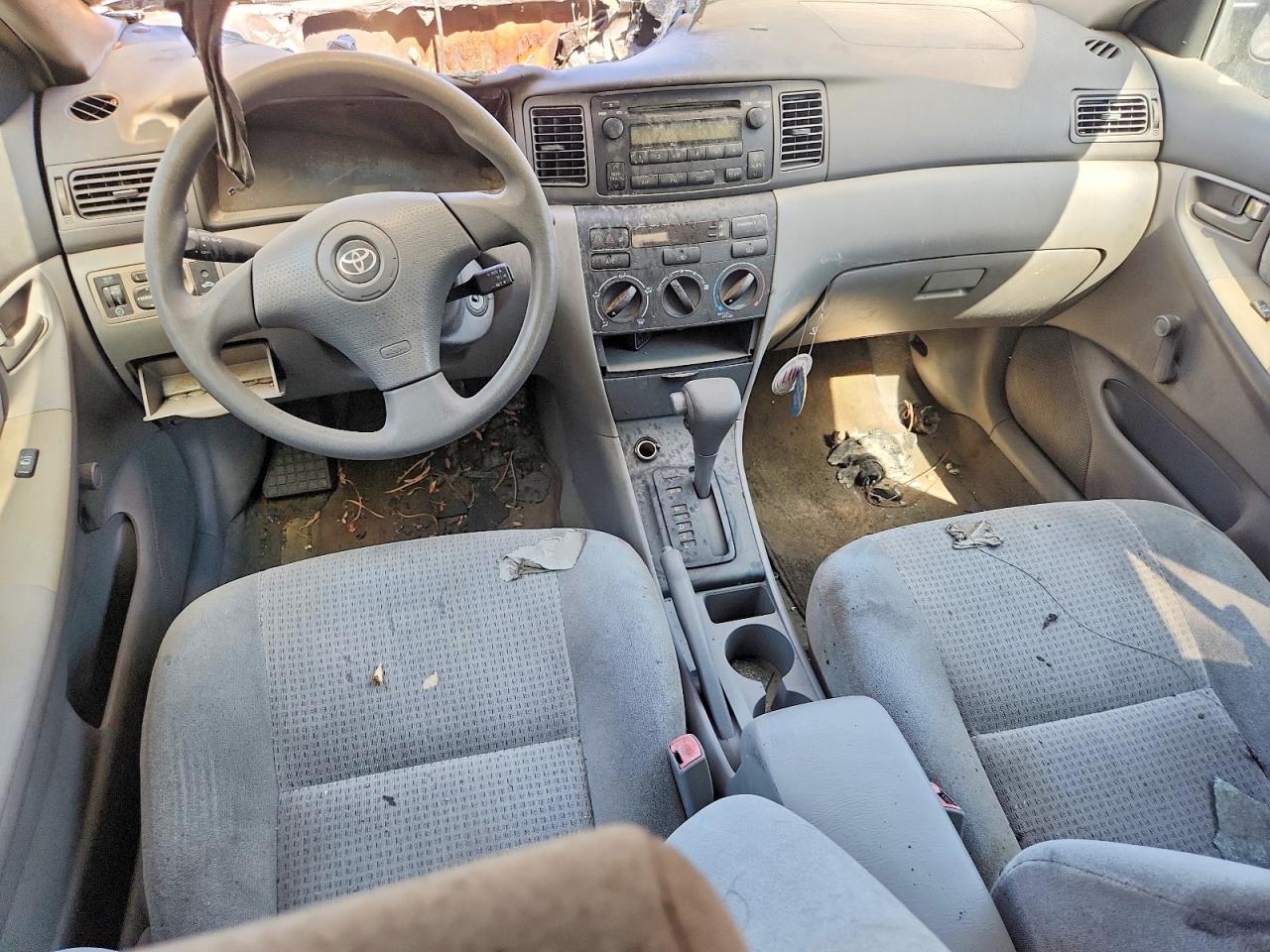 2005 Toyota Corolla Ce Gray vin: 2T1BR32E25C509125