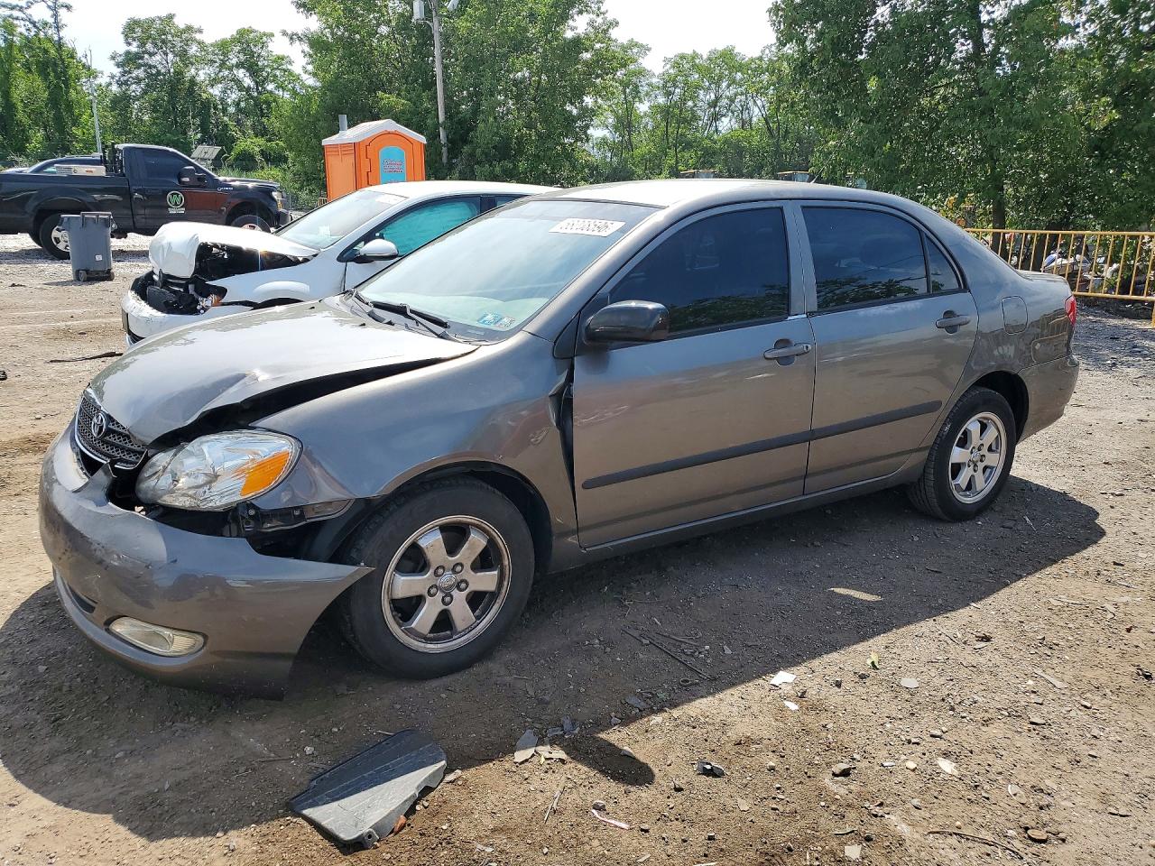2006 Toyota Corolla Ce Gray vin: 2T1BR32E26C580200