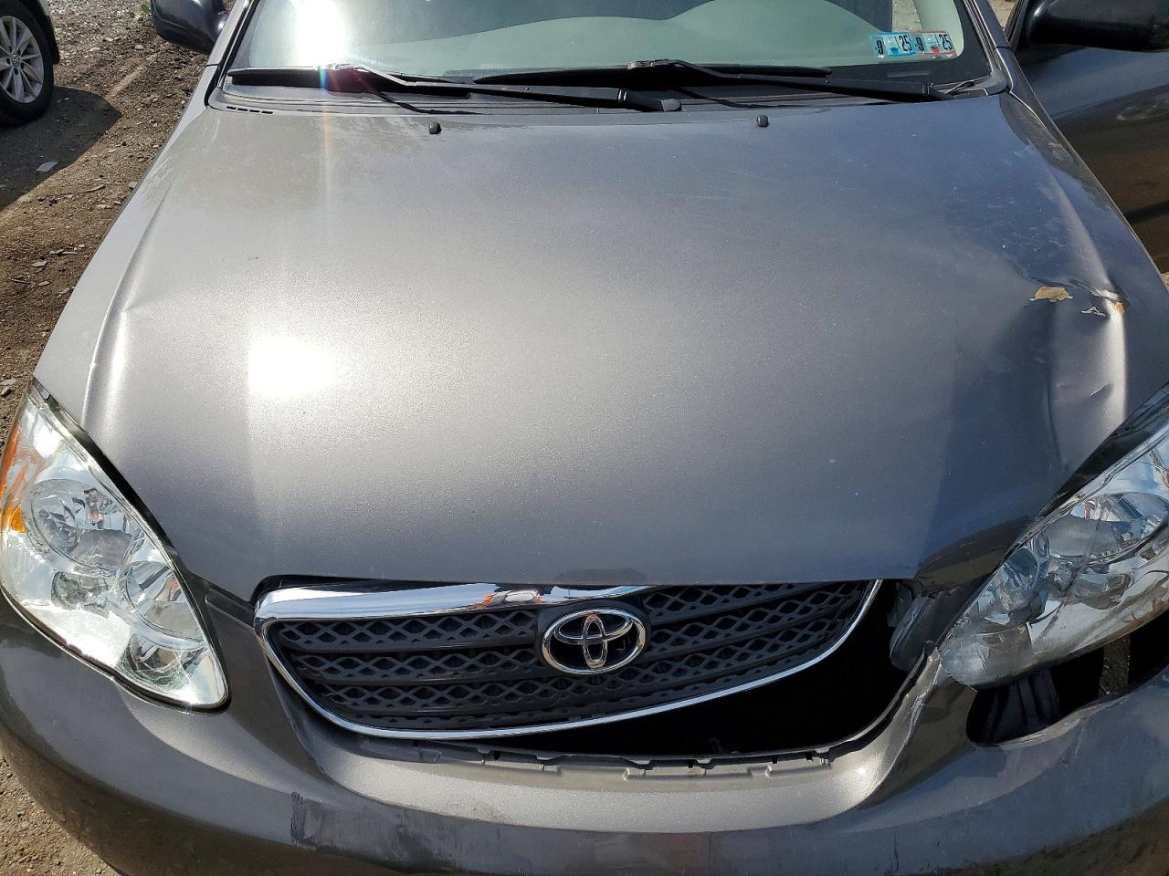 2006 Toyota Corolla Ce Gray vin: 2T1BR32E26C580200