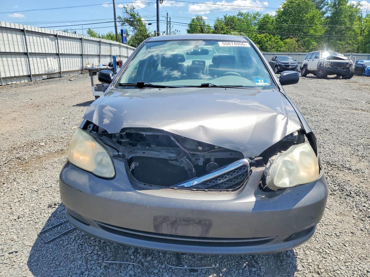 2006 Toyota Corolla Ce Gray vin: 2T1BR32E26C584120
