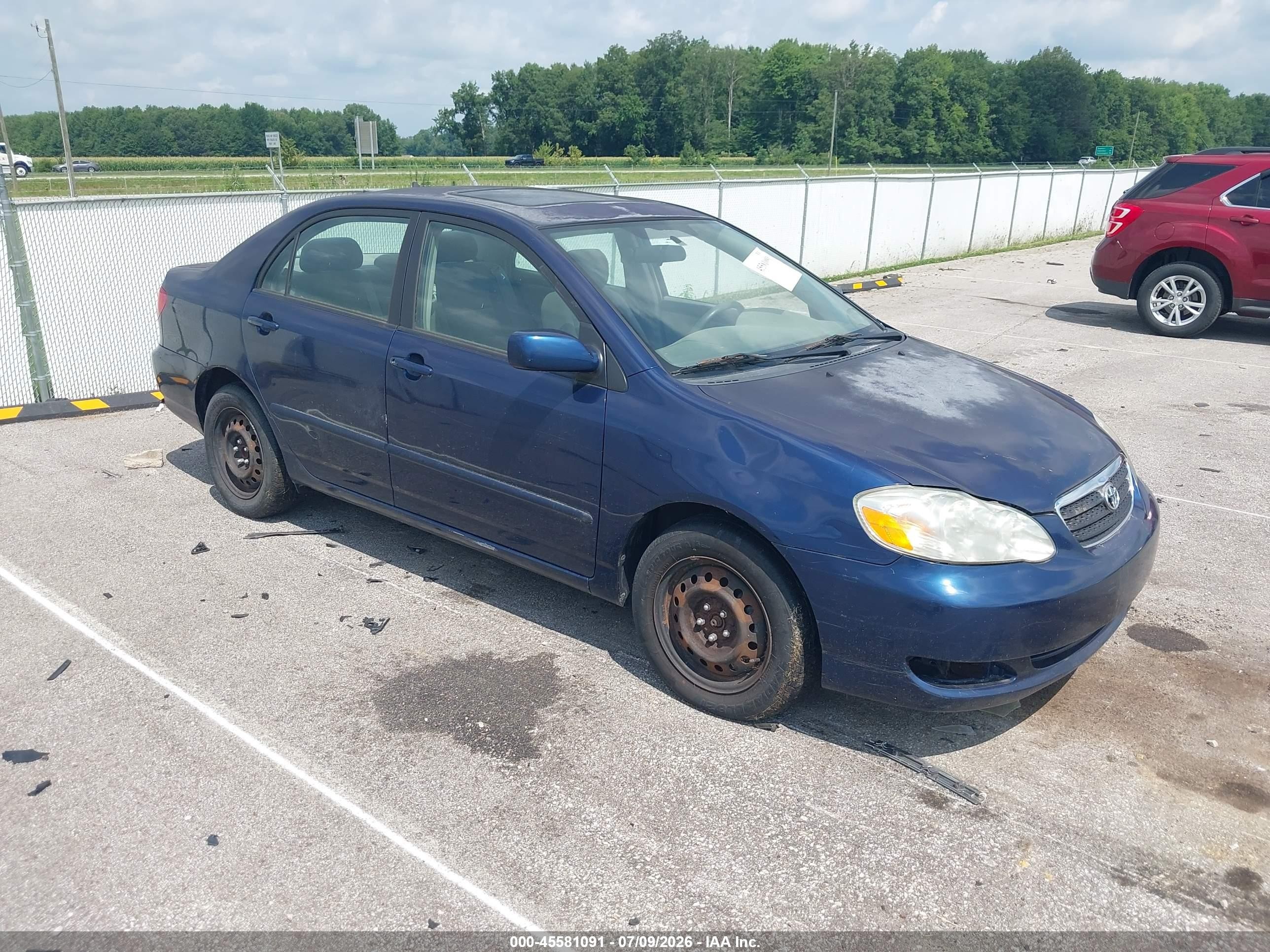2006 Toyota Corolla Le Blue vin: 2T1BR32E26C617214