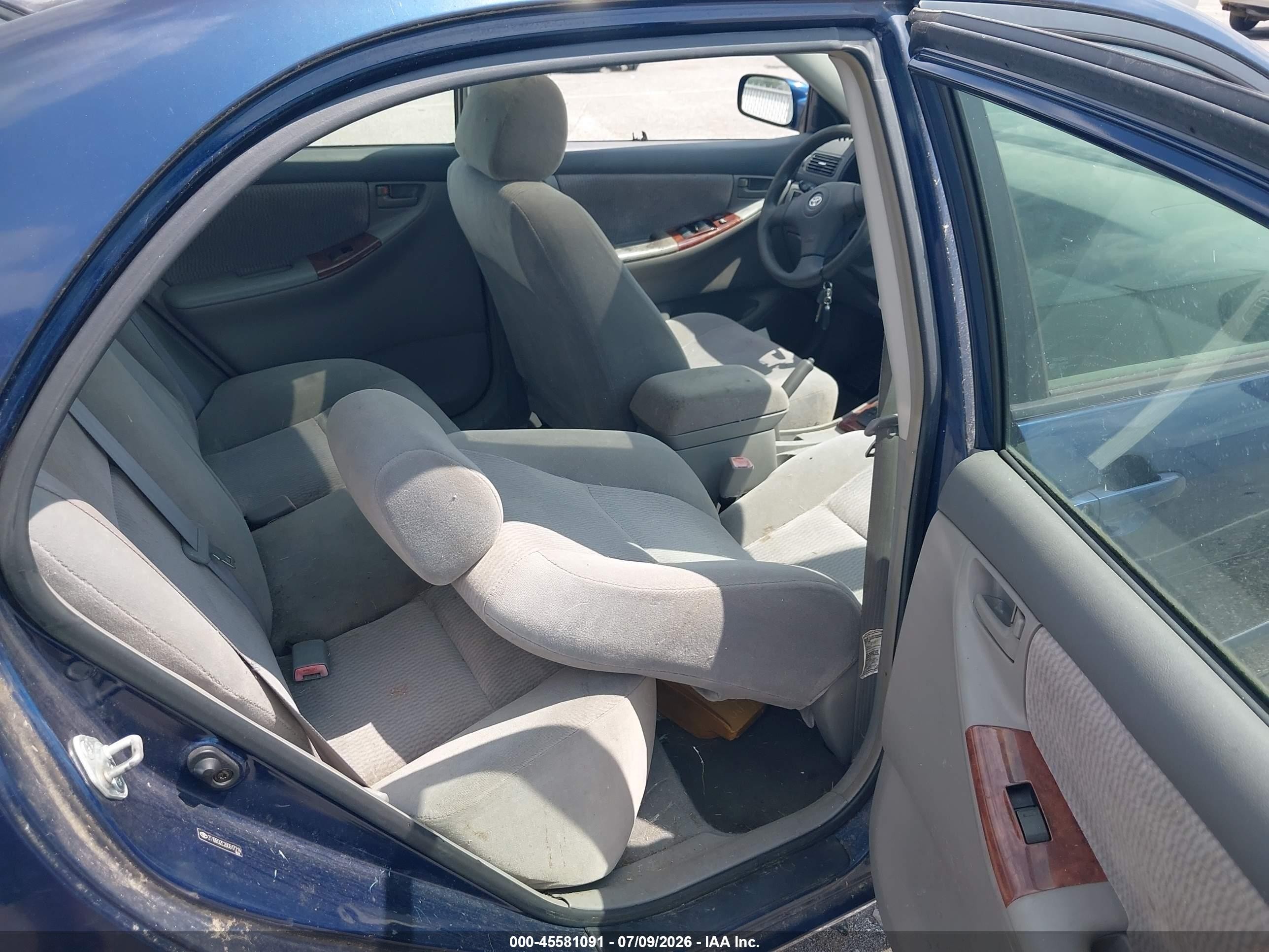 2006 Toyota Corolla Le Blue vin: 2T1BR32E26C617214