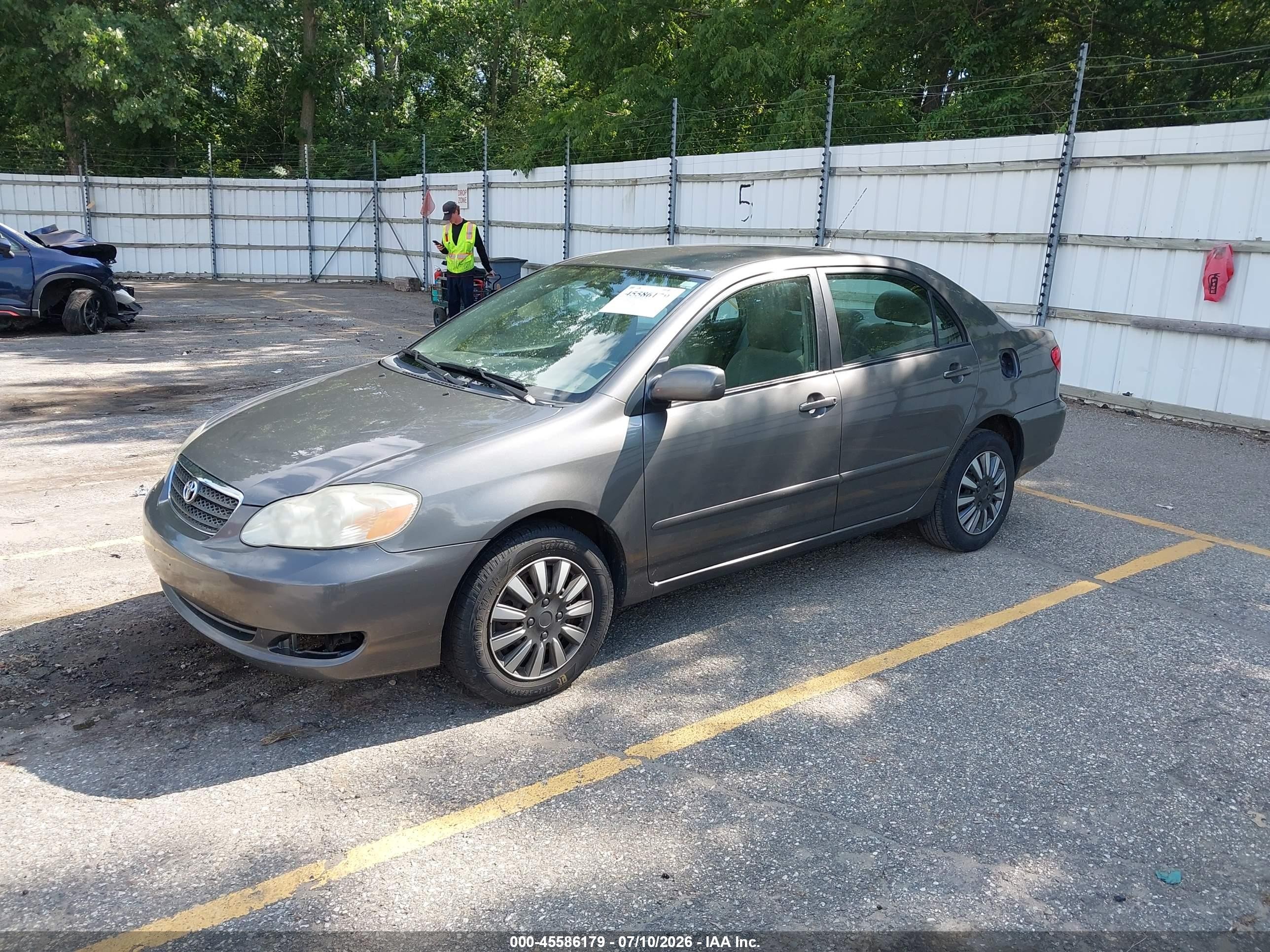 2006 Toyota Corolla Le Серый vin: 2T1BR32E26C618833