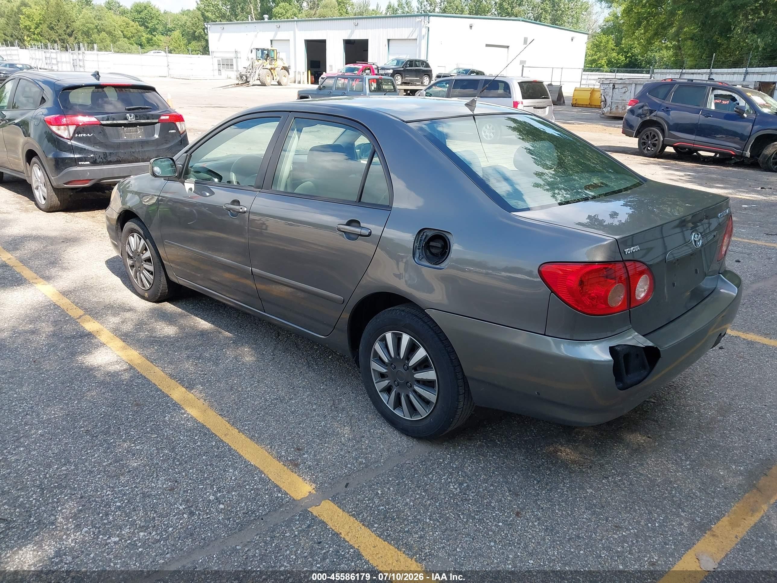2006 Toyota Corolla Le Серый vin: 2T1BR32E26C618833