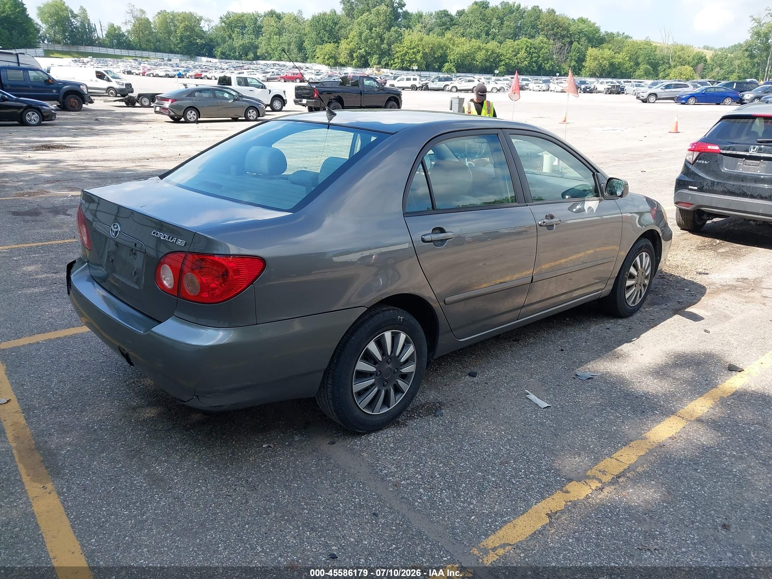 2006 Toyota Corolla Le Серый vin: 2T1BR32E26C618833