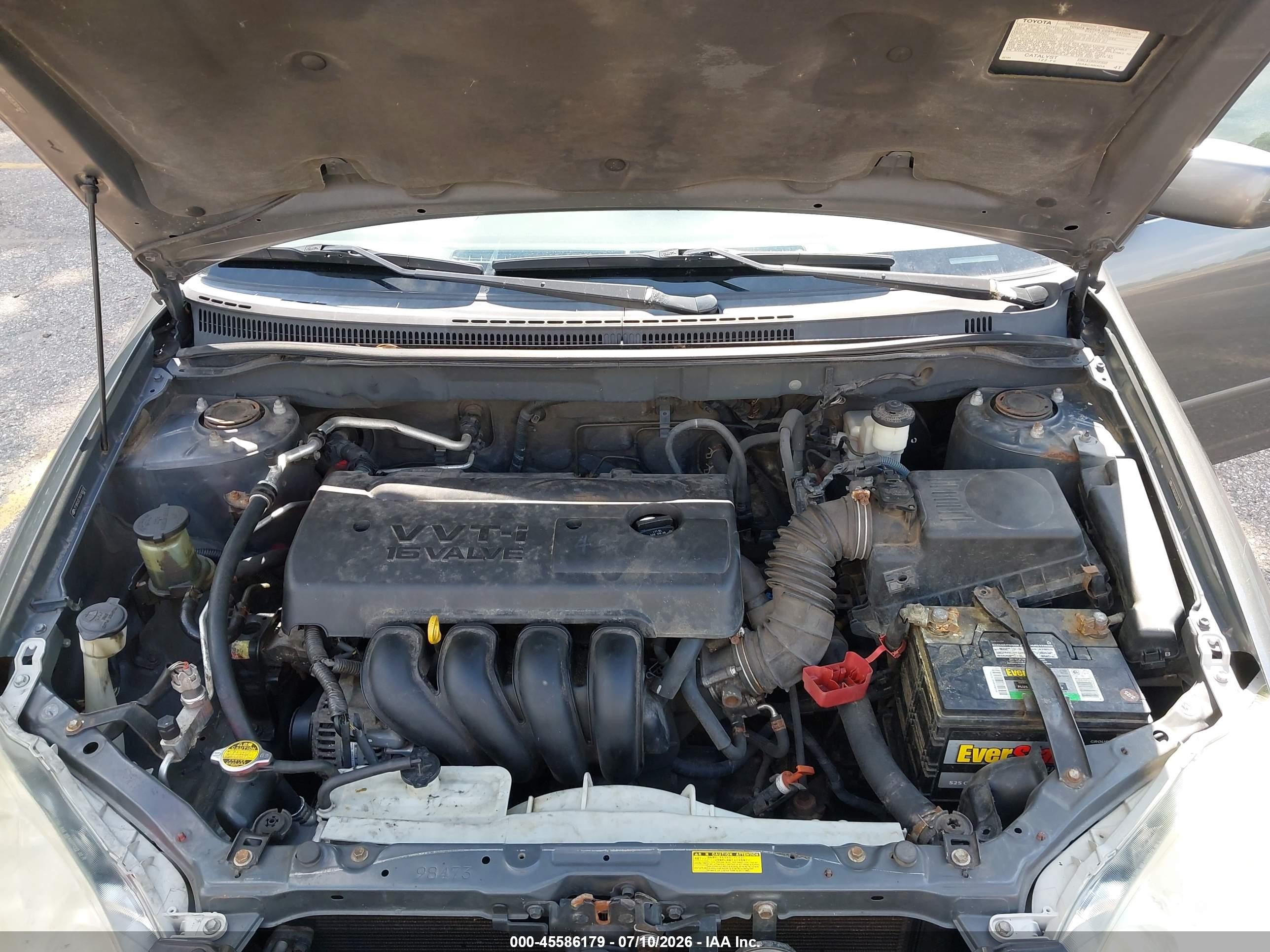 2006 Toyota Corolla Le Серый vin: 2T1BR32E26C618833