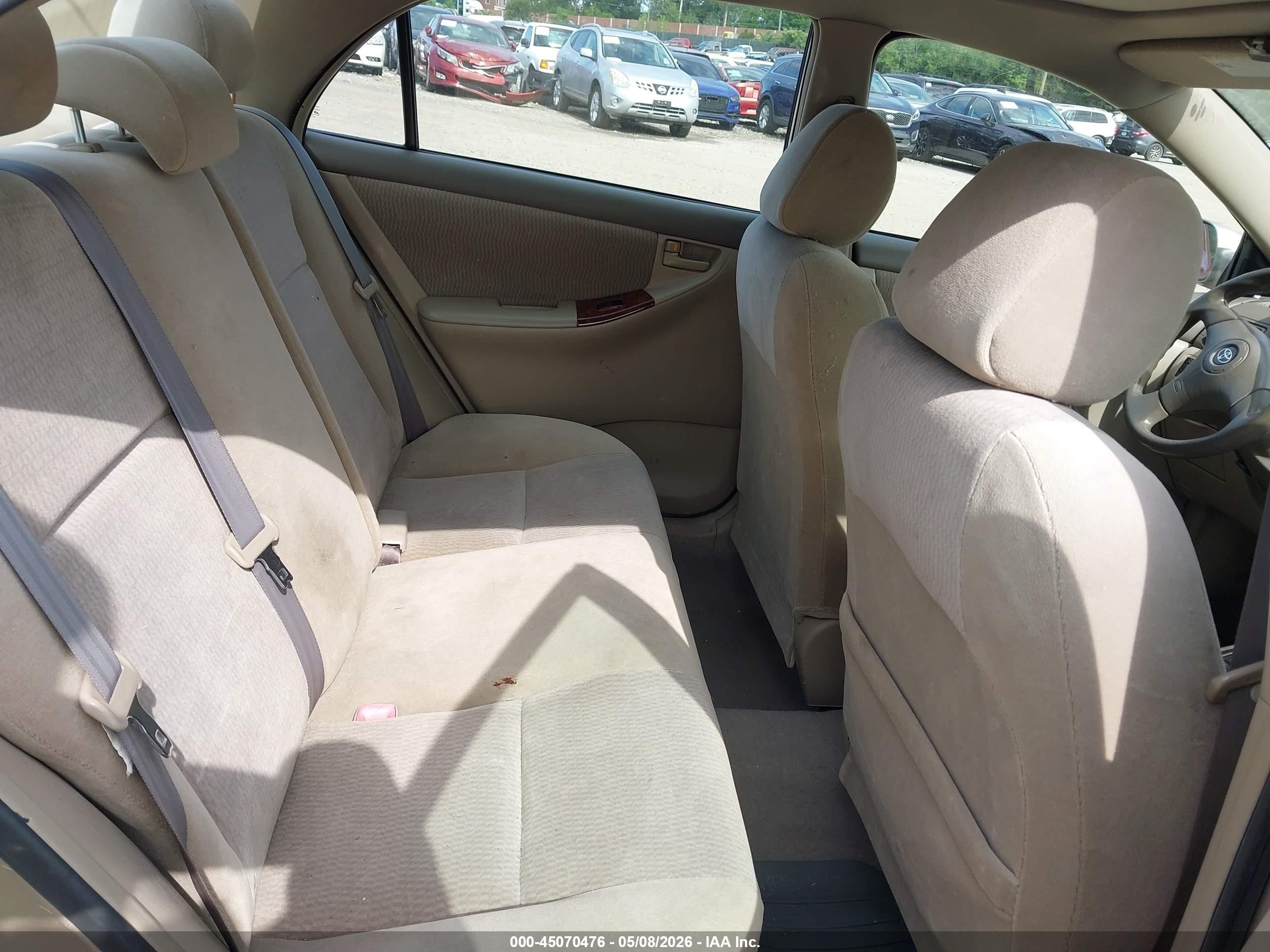 2006 Toyota Corolla Le Gold vin: 2T1BR32E26C630478