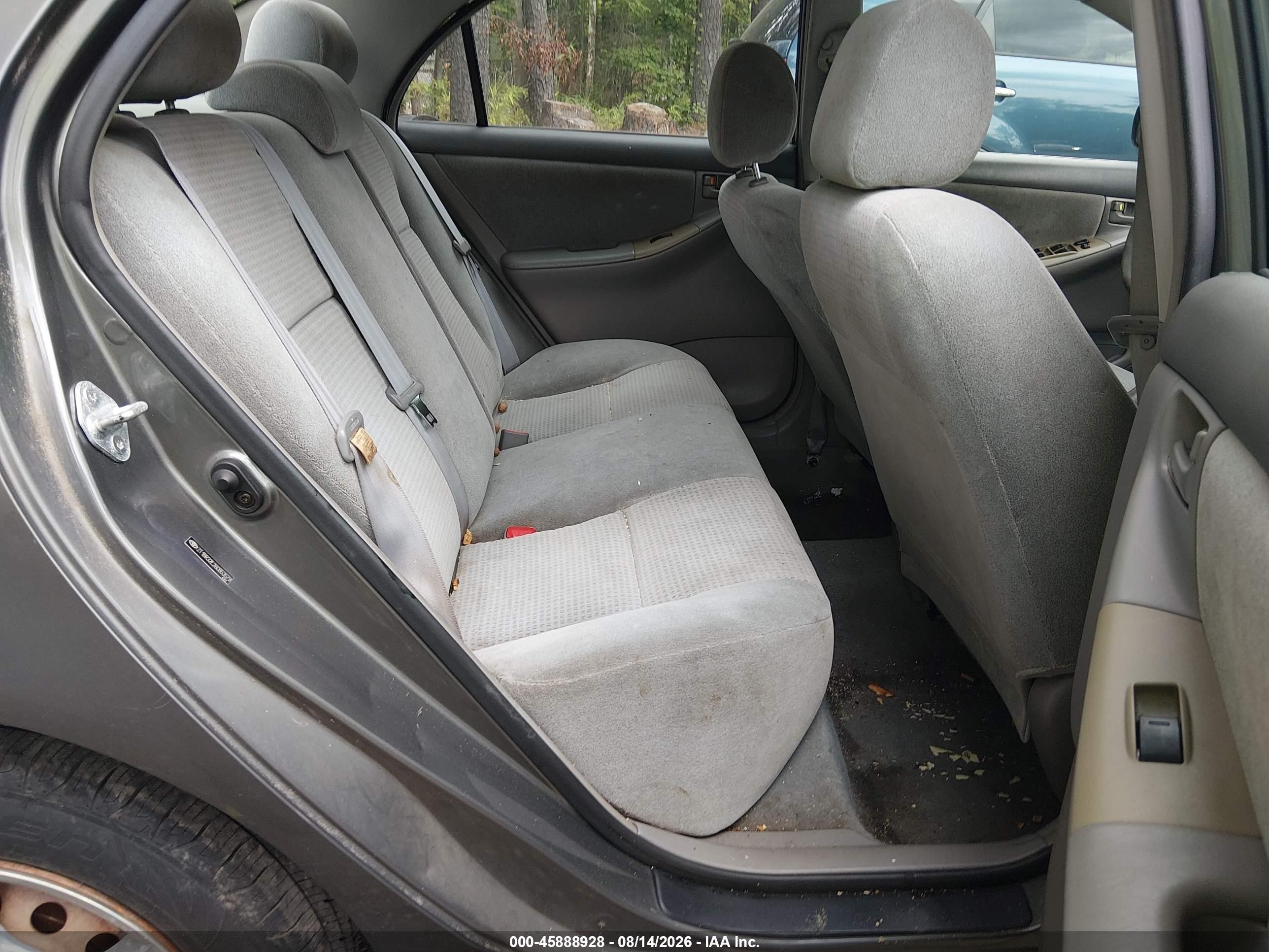 2006 Toyota Corolla Ce Gray vin: 2T1BR32E26C653579
