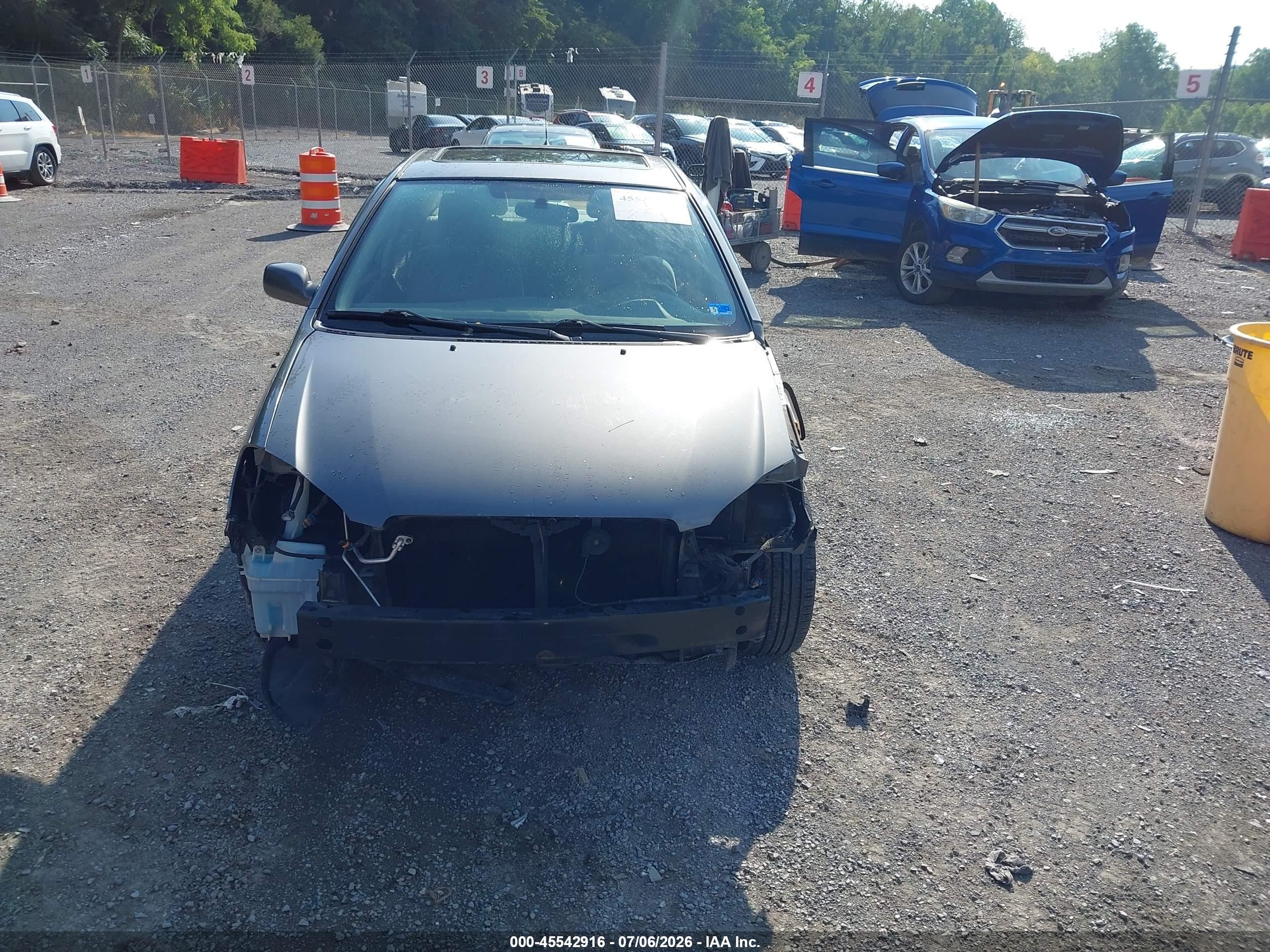 2006 Toyota Corolla Le Серый vin: 2T1BR32E26C685643