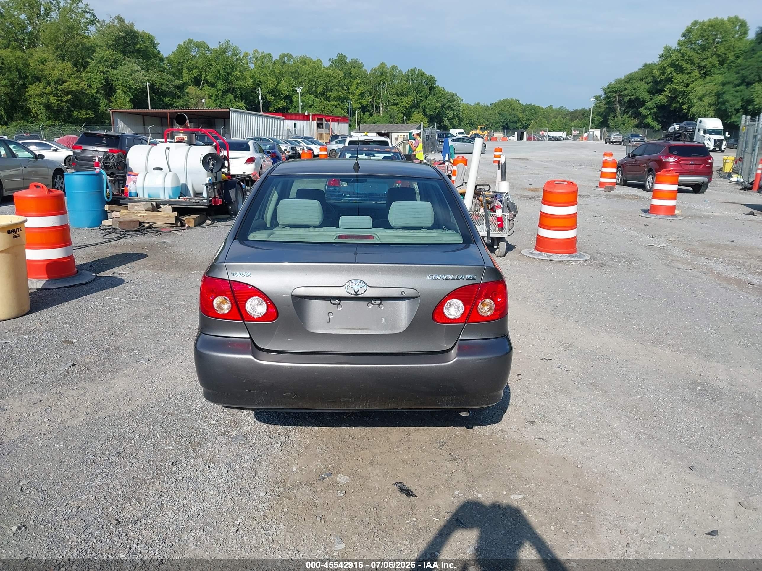 2006 Toyota Corolla Le Серый vin: 2T1BR32E26C685643